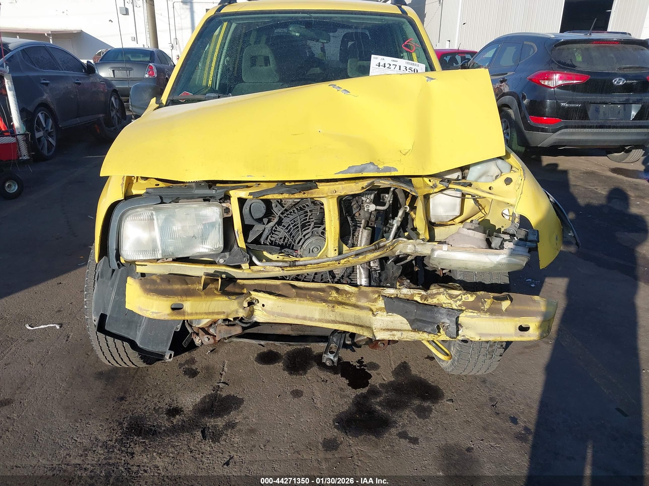 2004 Chevrolet Tracker Zr2 Yellow vin: 2CNBJ734446905704