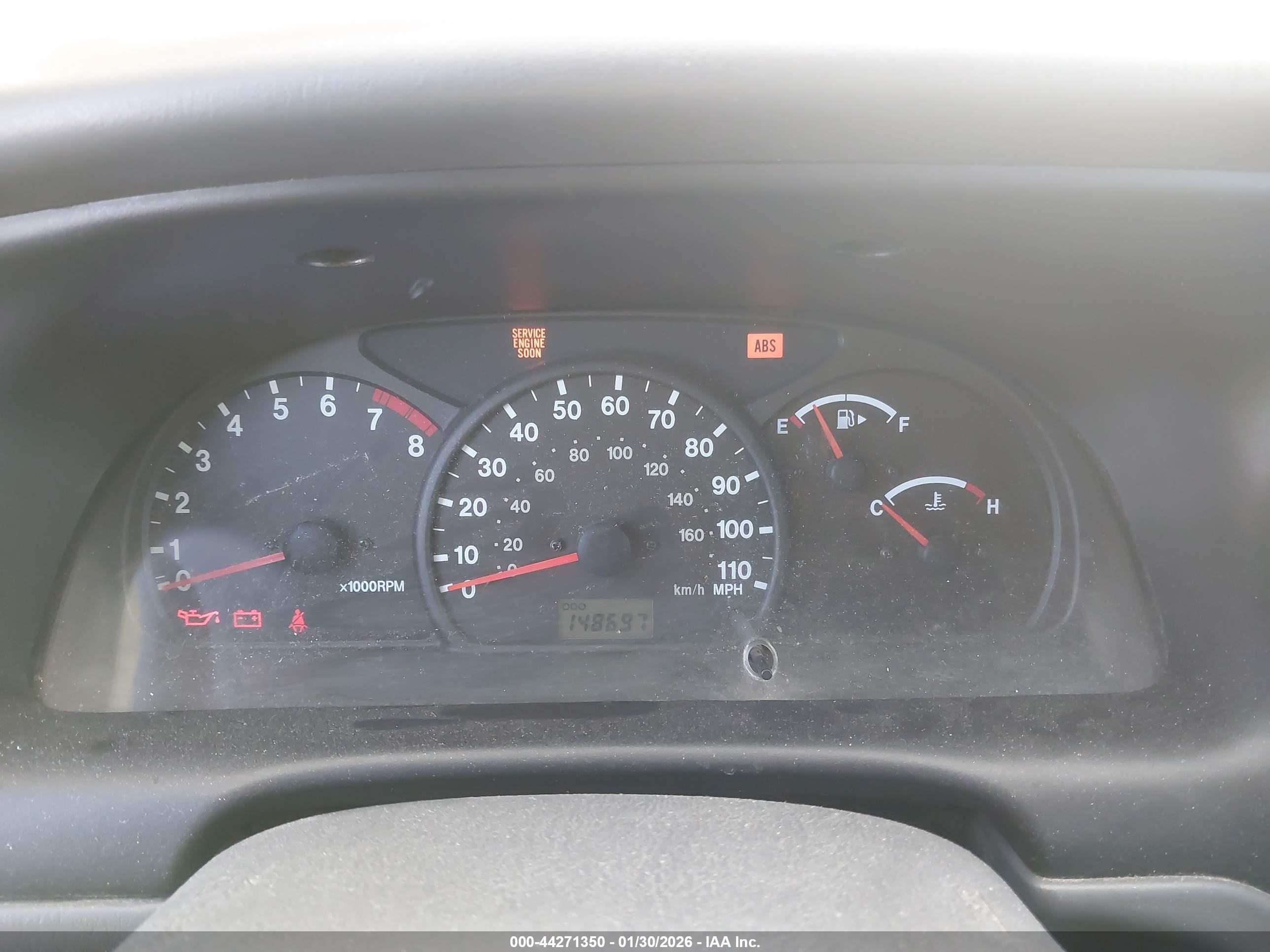 2004 Chevrolet Tracker Zr2 Yellow vin: 2CNBJ734446905704