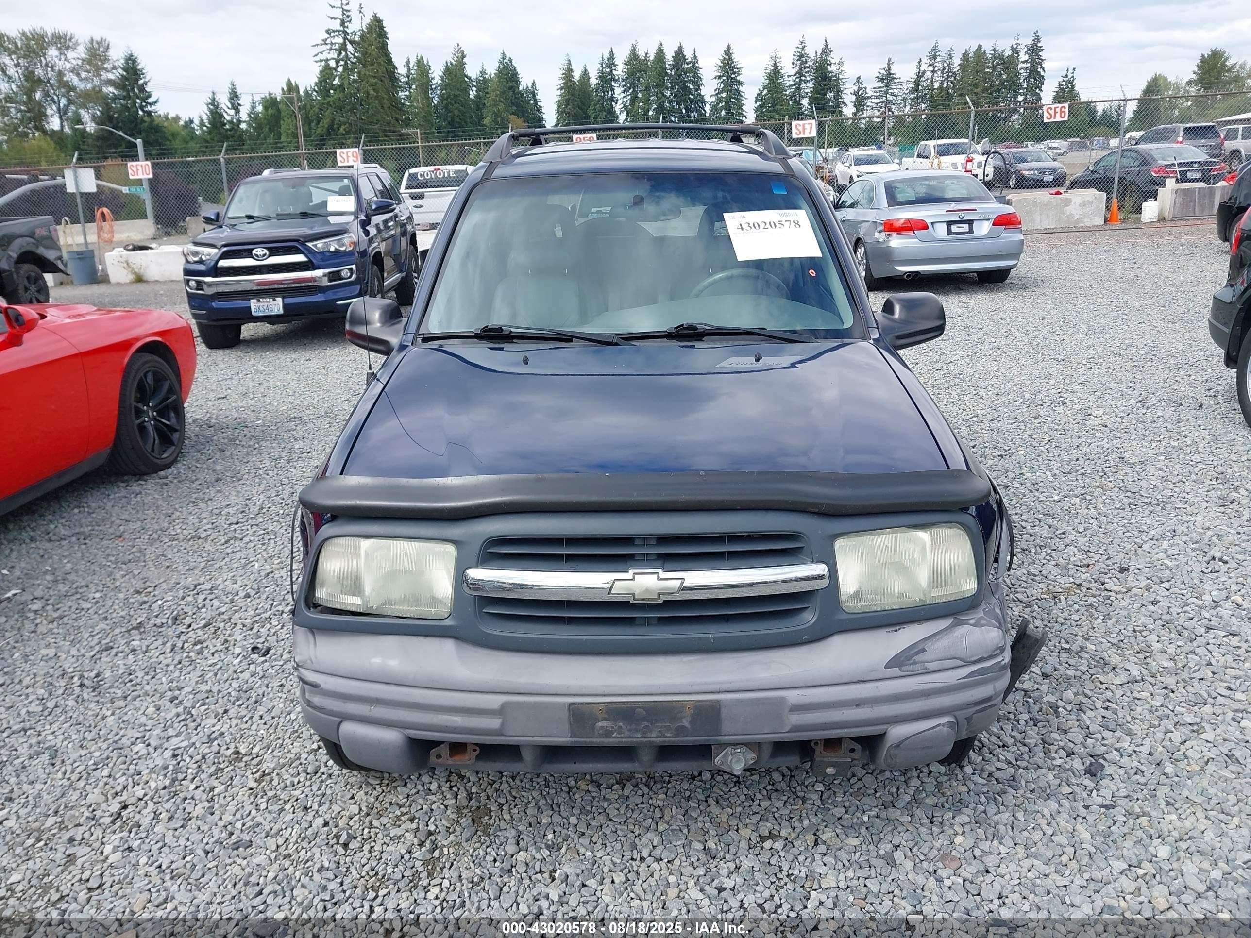 2004 Chevrolet Tracker Zr2 Blue vin: 2CNBJ734646909740