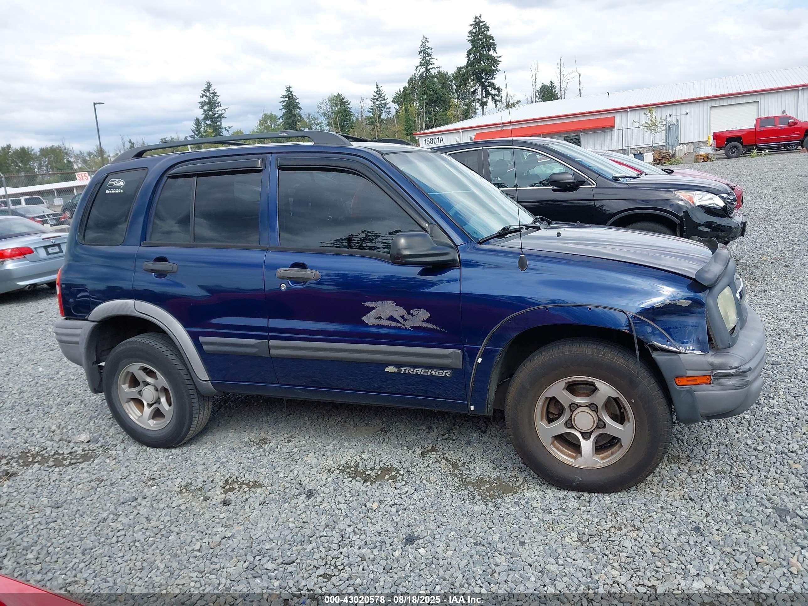 2004 Chevrolet Tracker Zr2 Blue vin: 2CNBJ734646909740