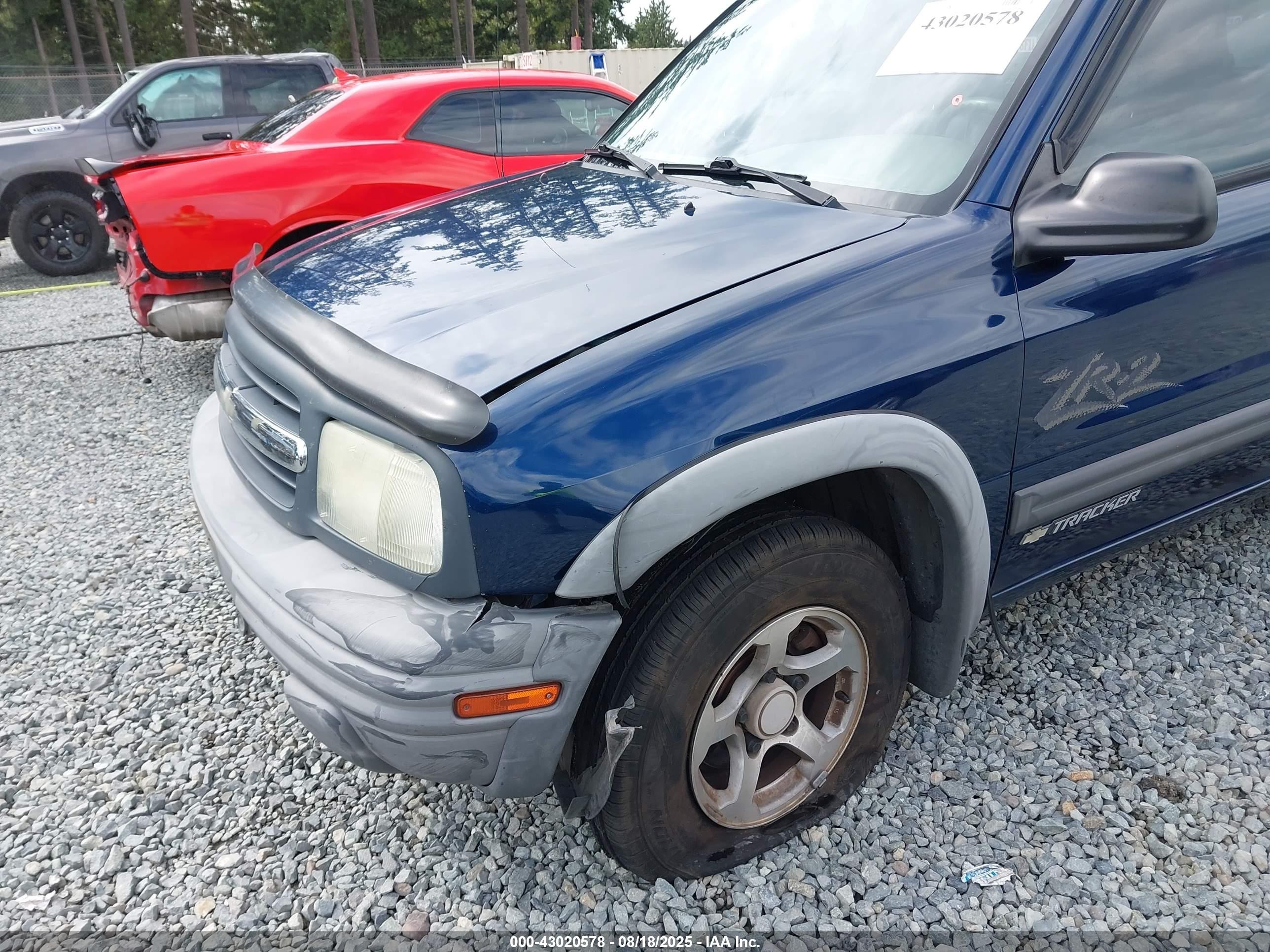 2004 Chevrolet Tracker Zr2 Blue vin: 2CNBJ734646909740