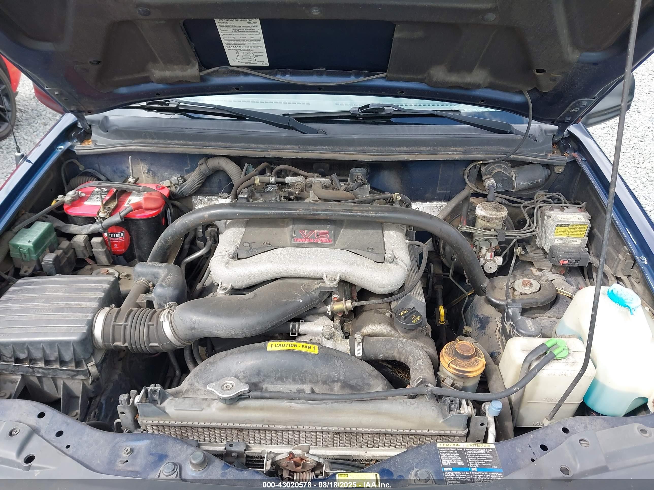2004 Chevrolet Tracker Zr2 Blue vin: 2CNBJ734646909740
