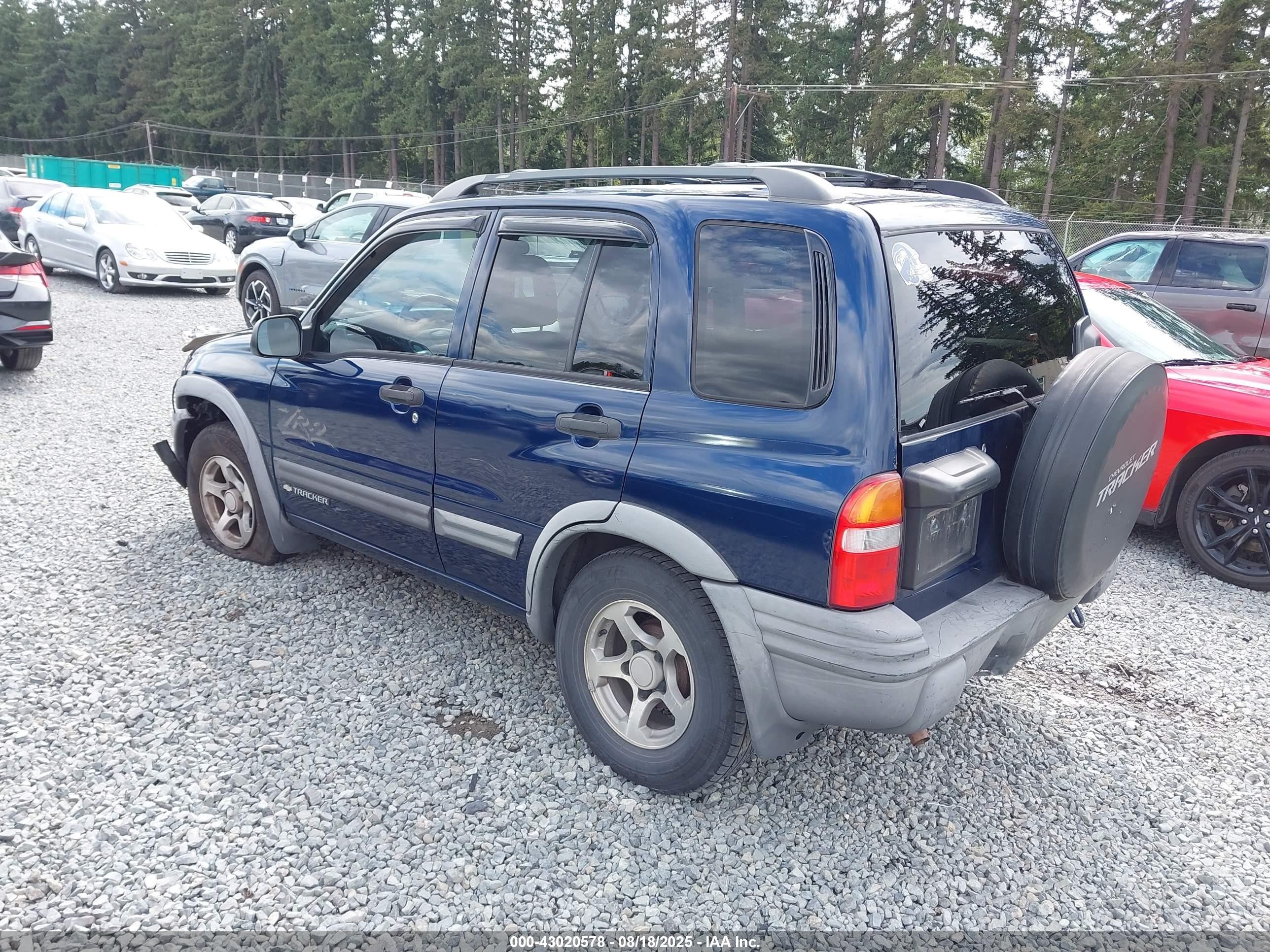 2004 Chevrolet Tracker Zr2 Blue vin: 2CNBJ734646909740