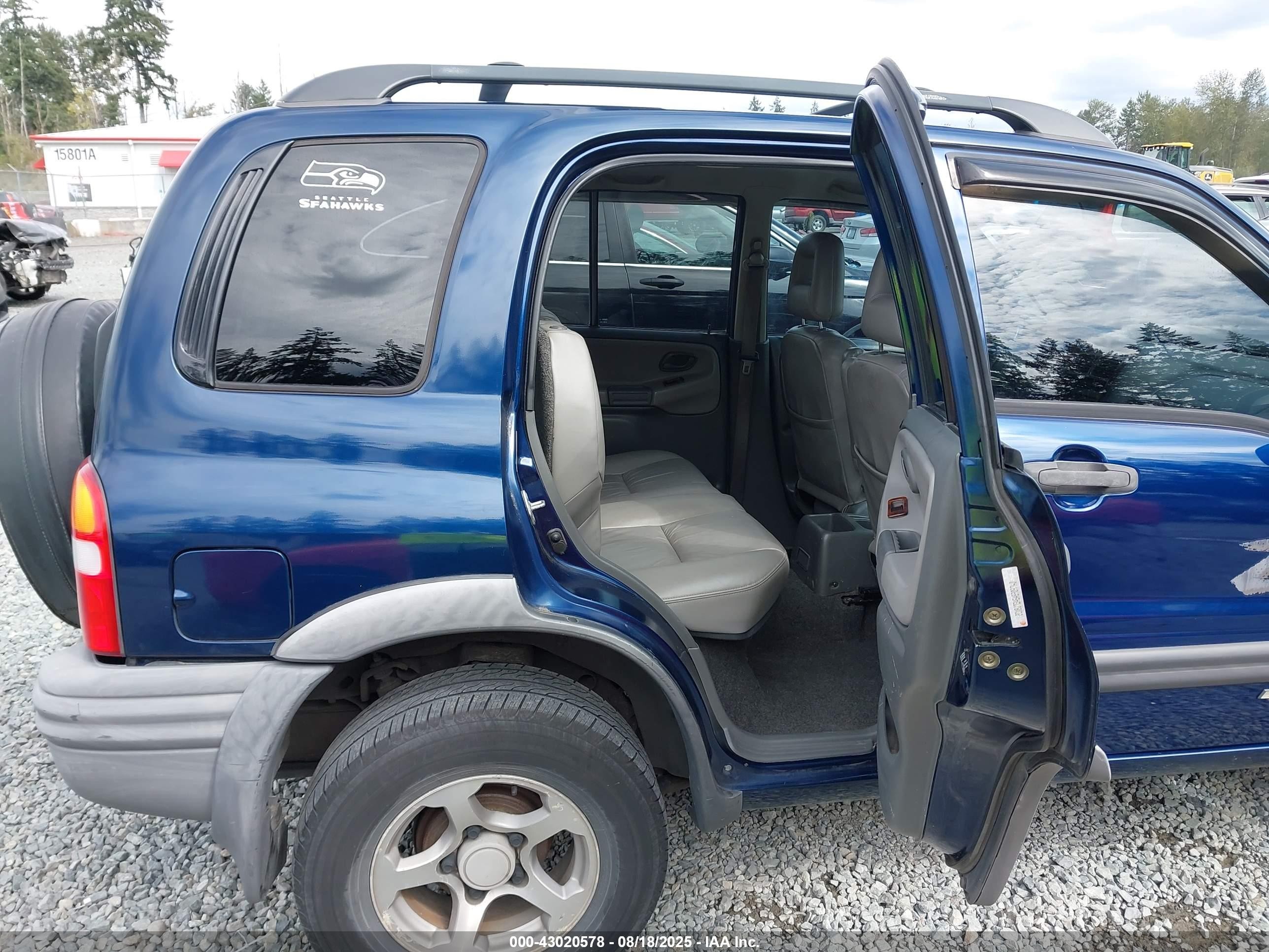 2004 Chevrolet Tracker Zr2 Blue vin: 2CNBJ734646909740