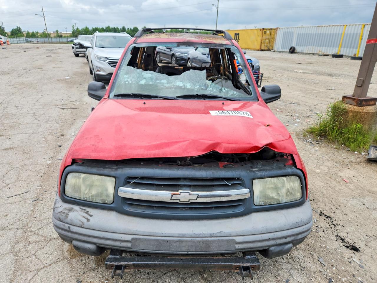2004 Chevrolet Tracker Zr2 Пожар vin: 2CNBJ734746904692