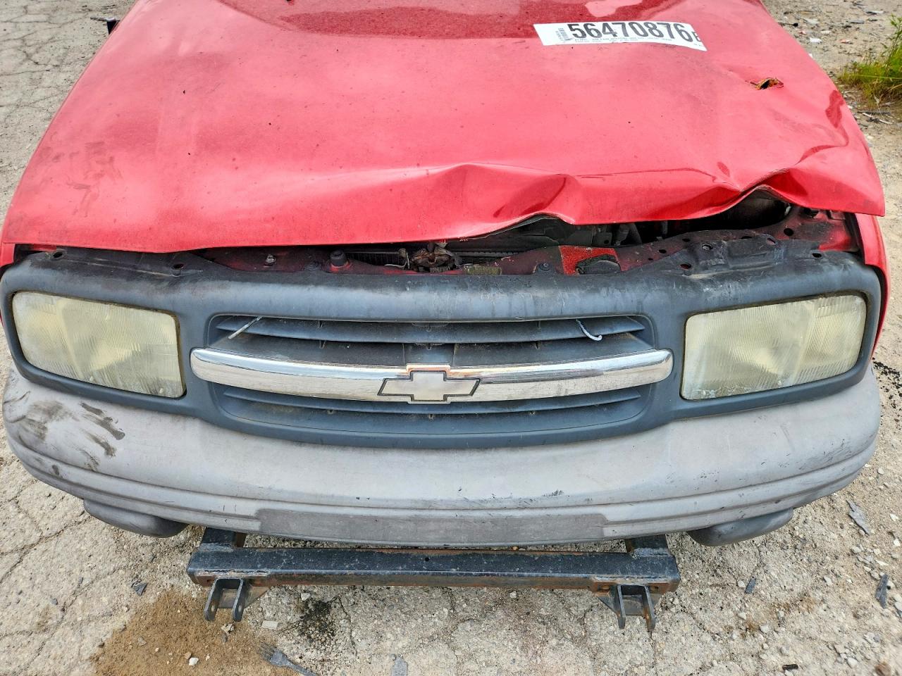 2004 Chevrolet Tracker Zr2 Пожар vin: 2CNBJ734746904692