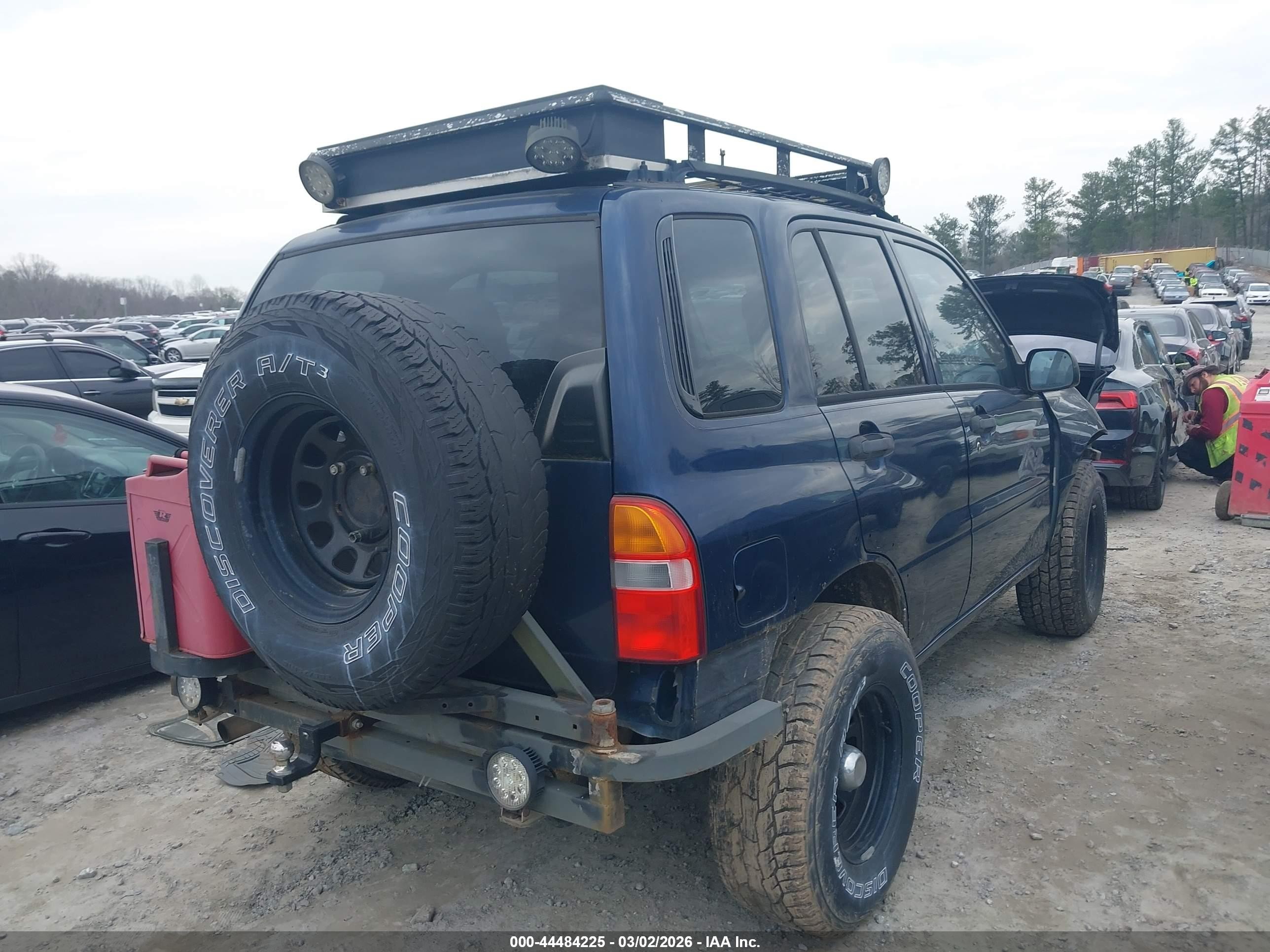 2003 Chevrolet Tracker Hard Top Zr2 Blue vin: 2CNBJ734936915515