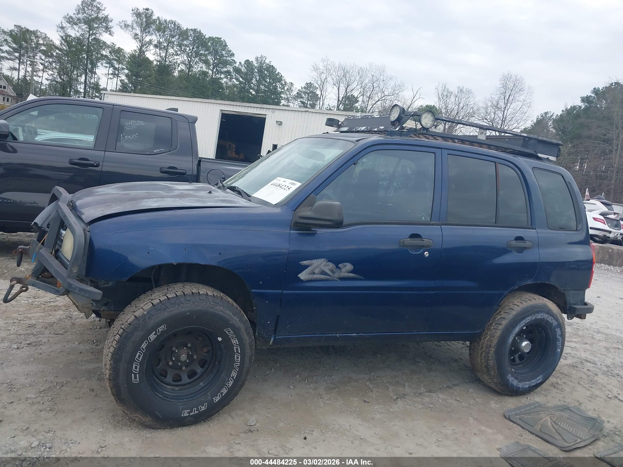 2003 Chevrolet Tracker Hard Top Zr2 Blue vin: 2CNBJ734936915515