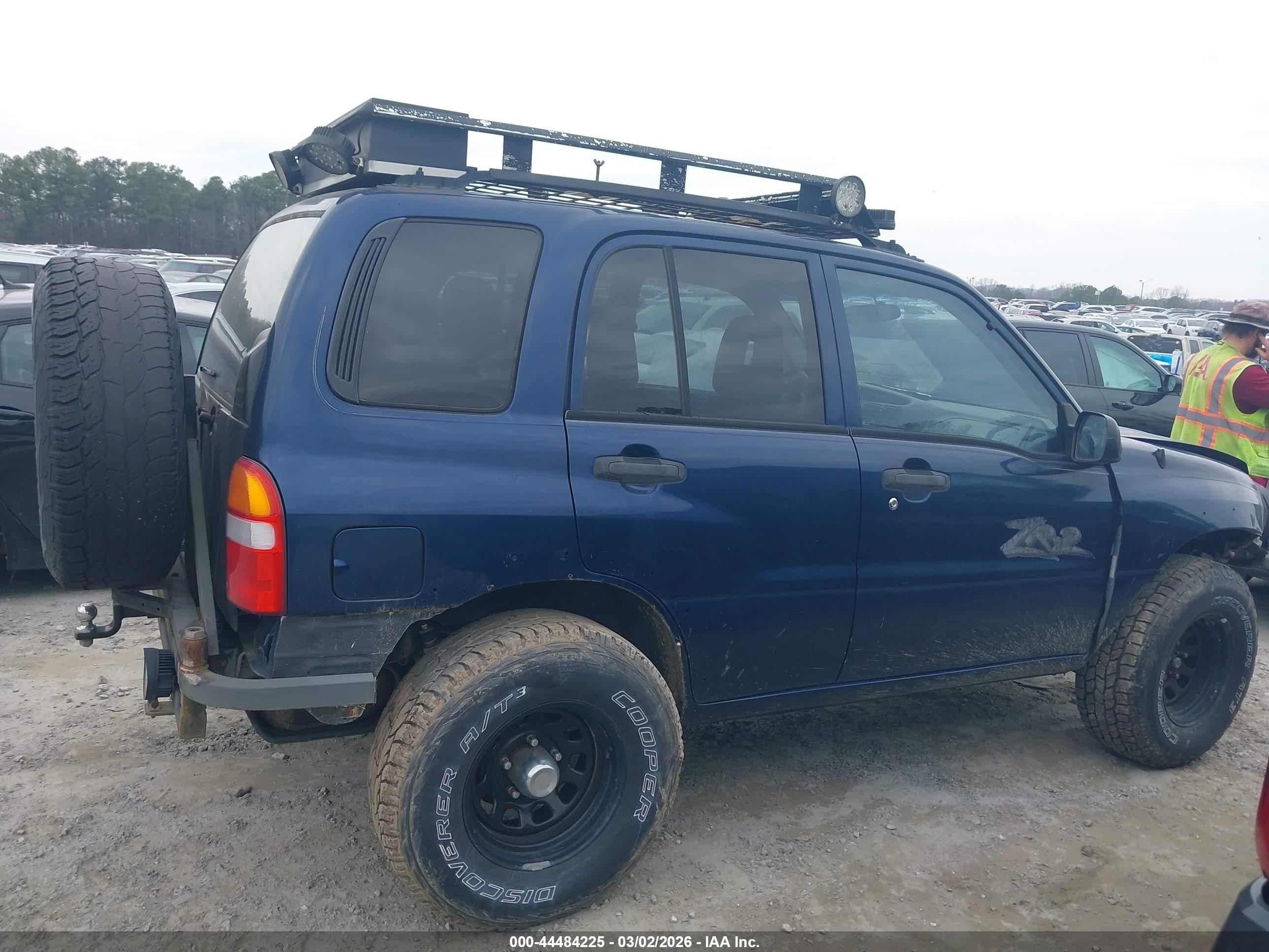 2003 Chevrolet Tracker Hard Top Zr2 Blue vin: 2CNBJ734936915515