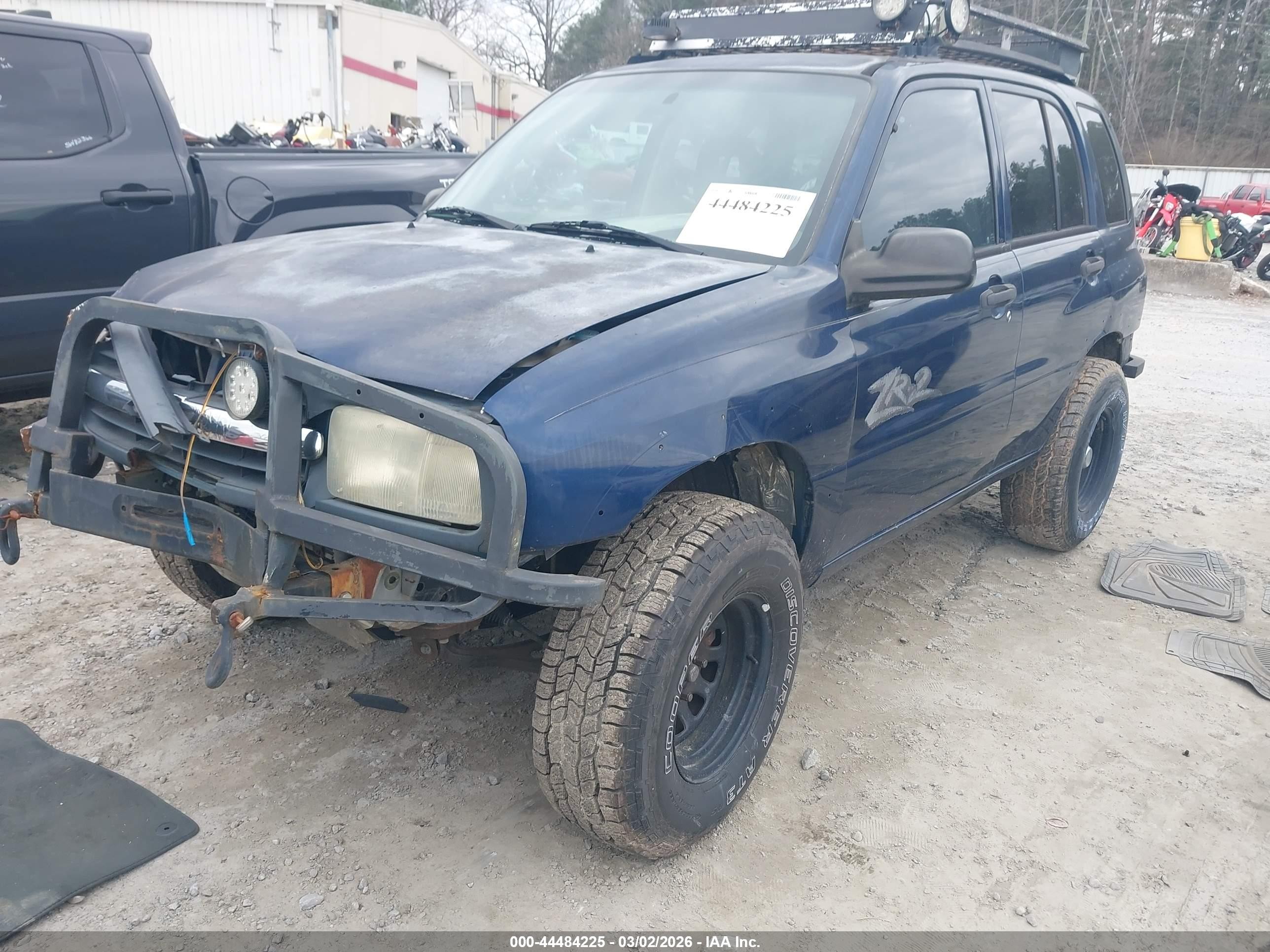 2003 Chevrolet Tracker Hard Top Zr2 Blue vin: 2CNBJ734936915515