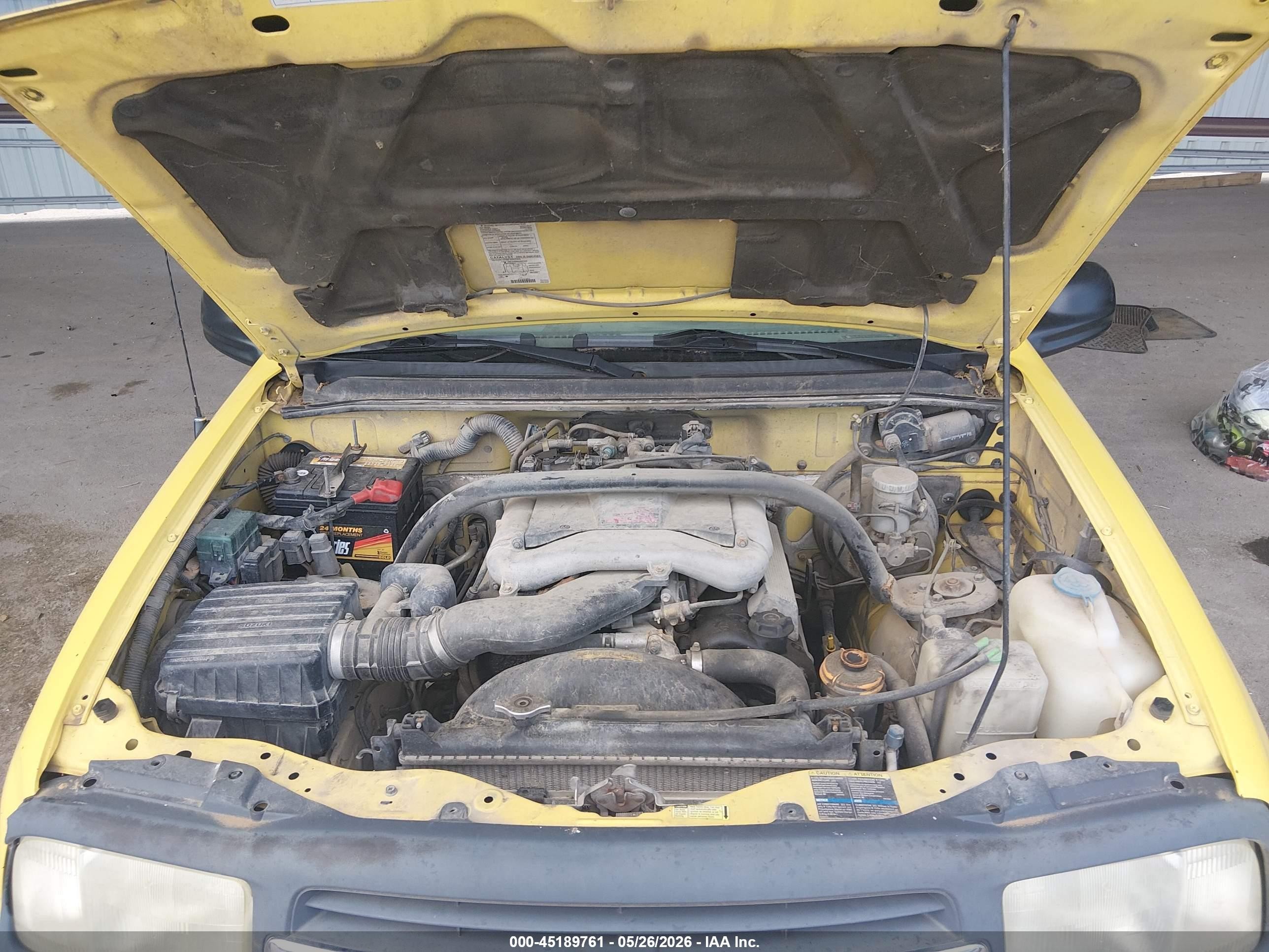 2003 Chevrolet Tracker Hard Top Zr2 Yellow vin: 2CNBJ734936936574