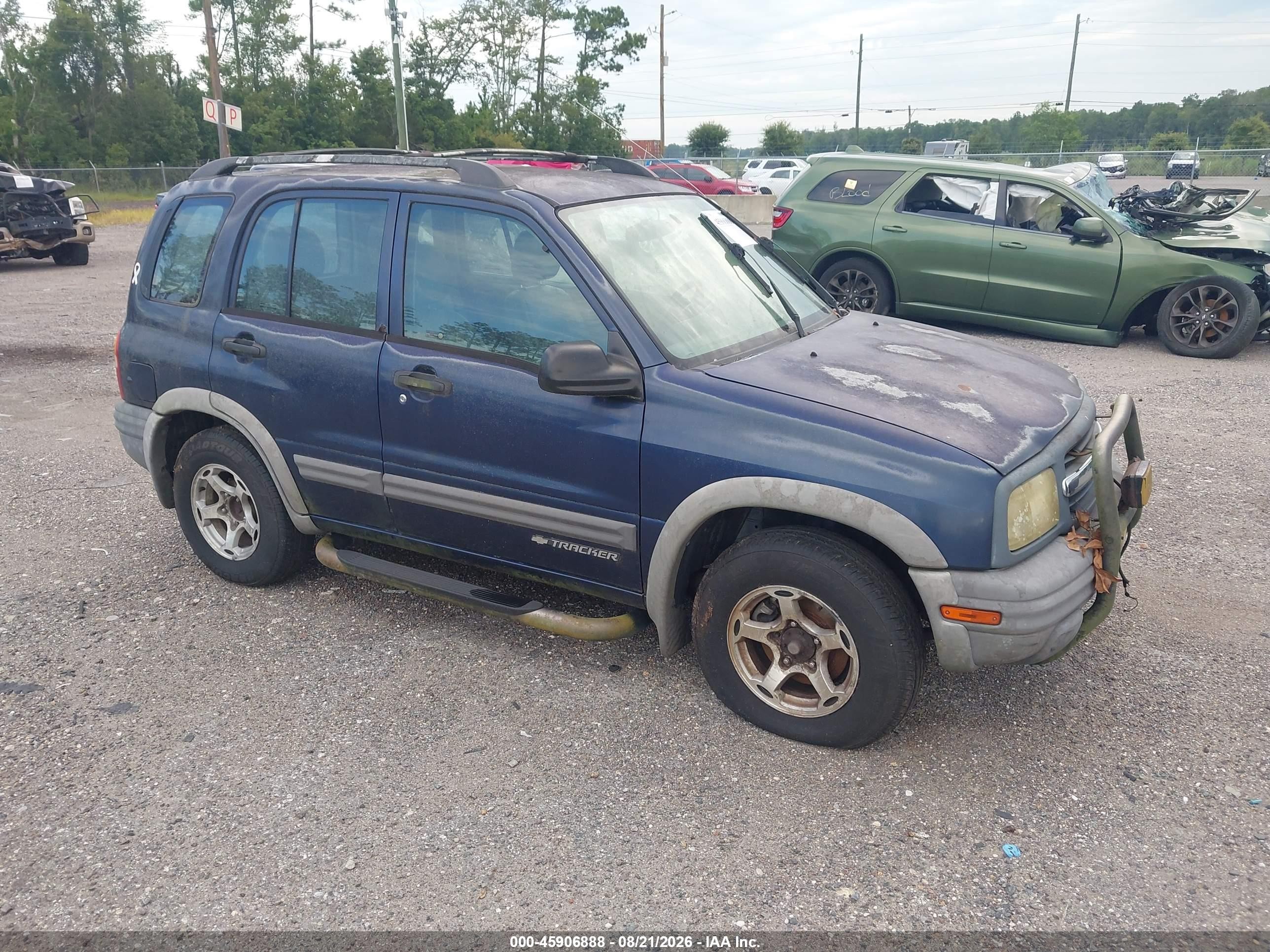 2001 Chevrolet Tracker Hard Top Zr2 Blue vin: 2CNBJ734X16954756