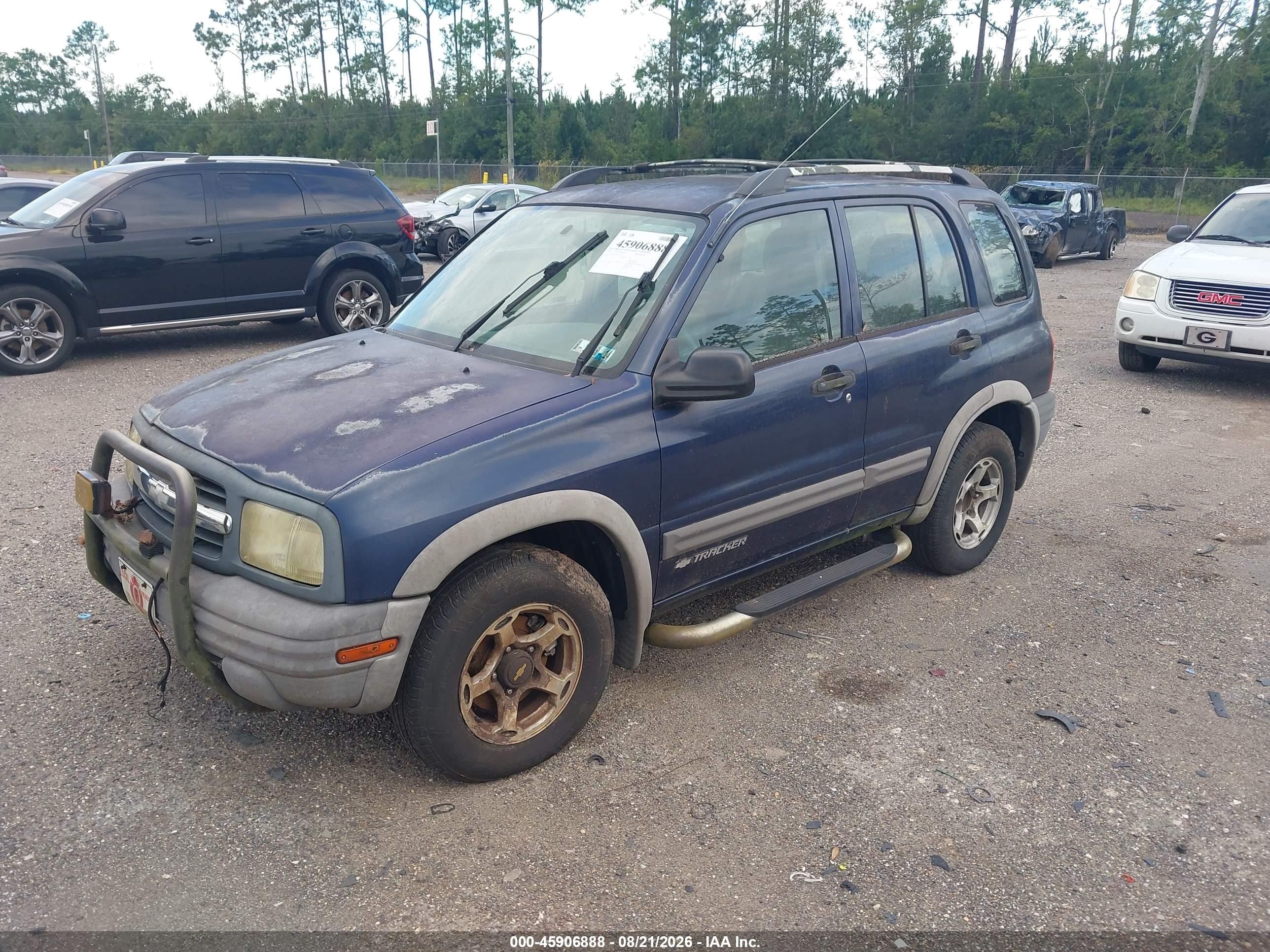 2001 Chevrolet Tracker Hard Top Zr2 Blue vin: 2CNBJ734X16954756