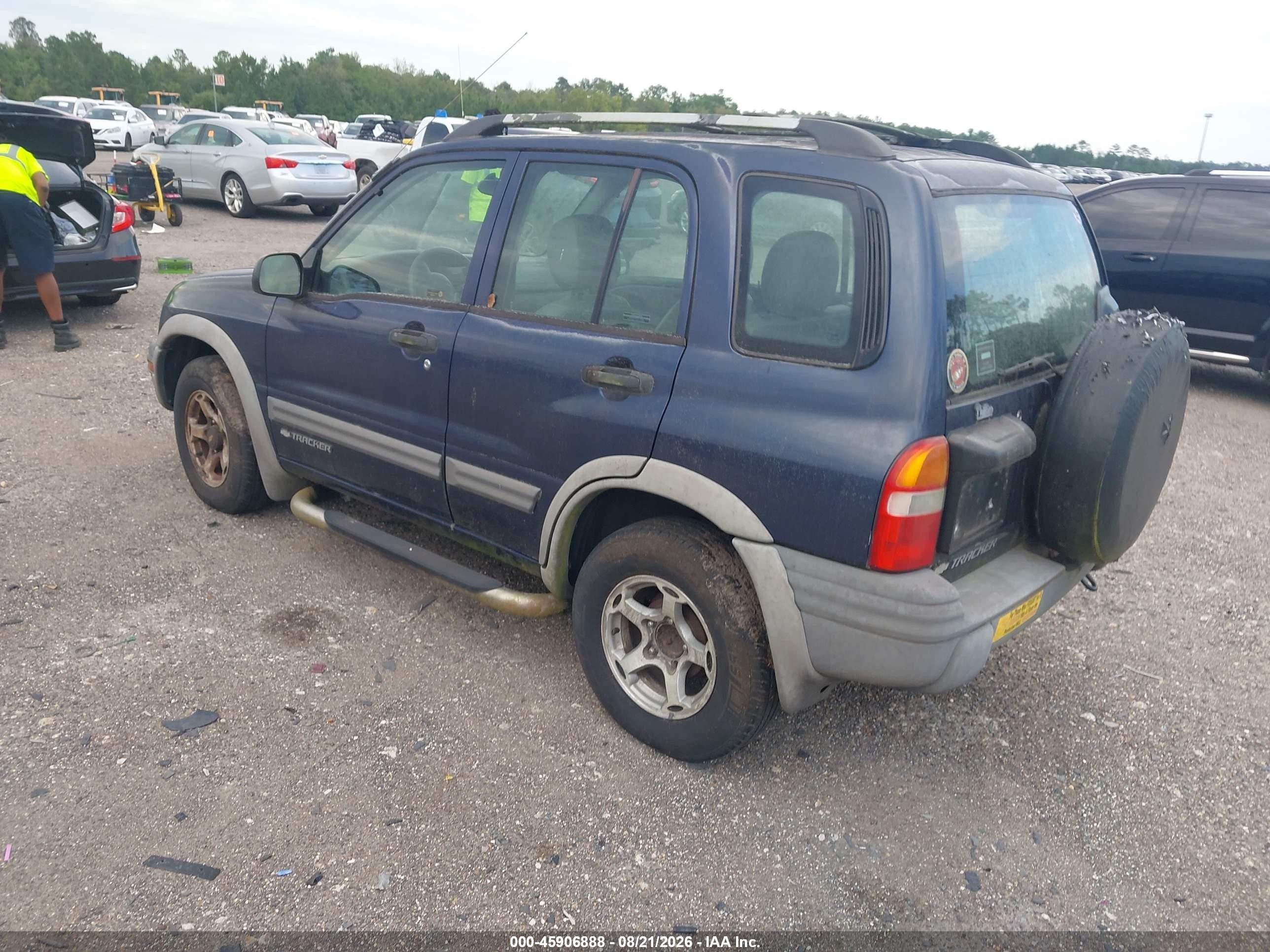 2001 Chevrolet Tracker Hard Top Zr2 Blue vin: 2CNBJ734X16954756
