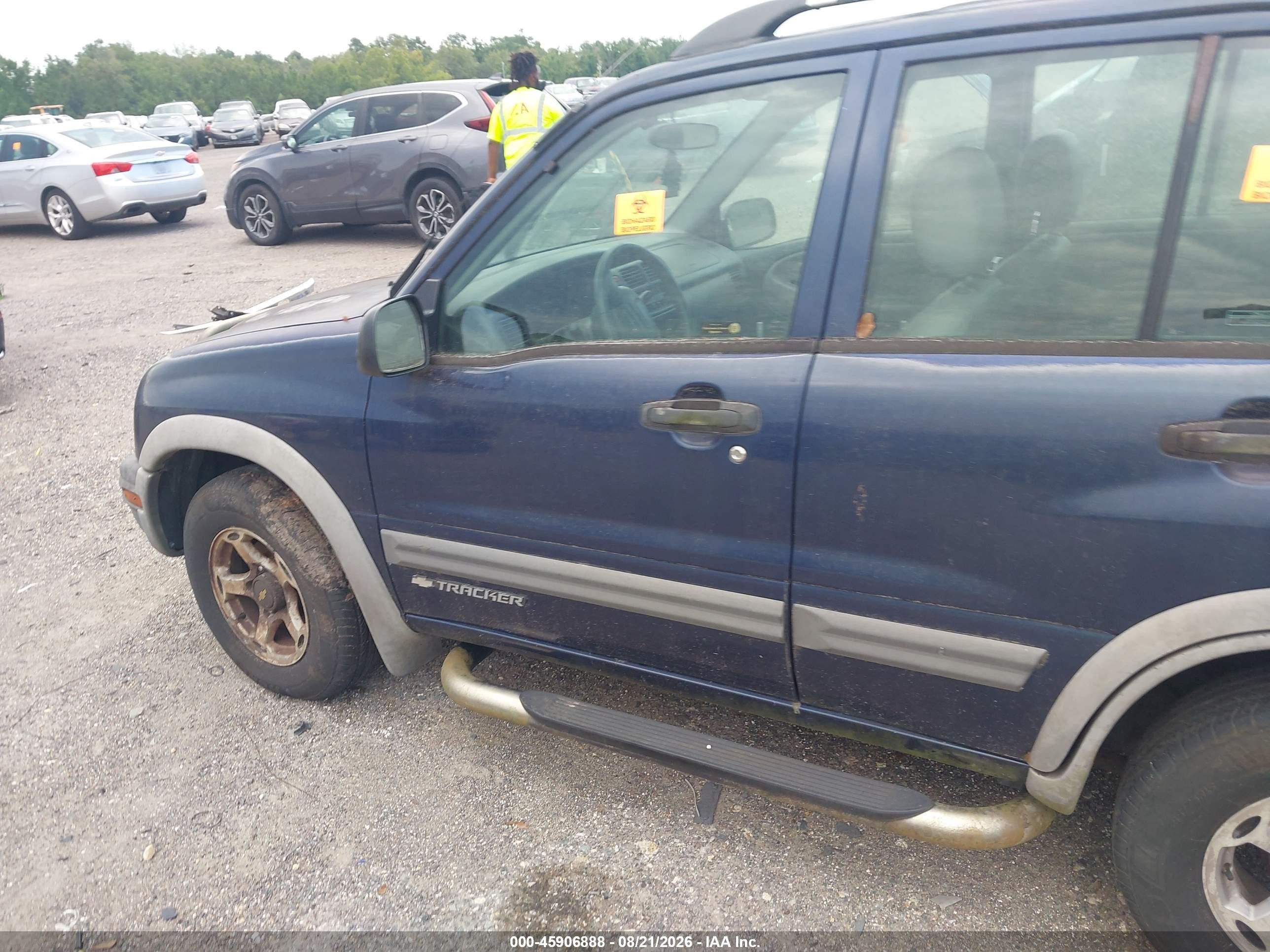 2001 Chevrolet Tracker Hard Top Zr2 Blue vin: 2CNBJ734X16954756