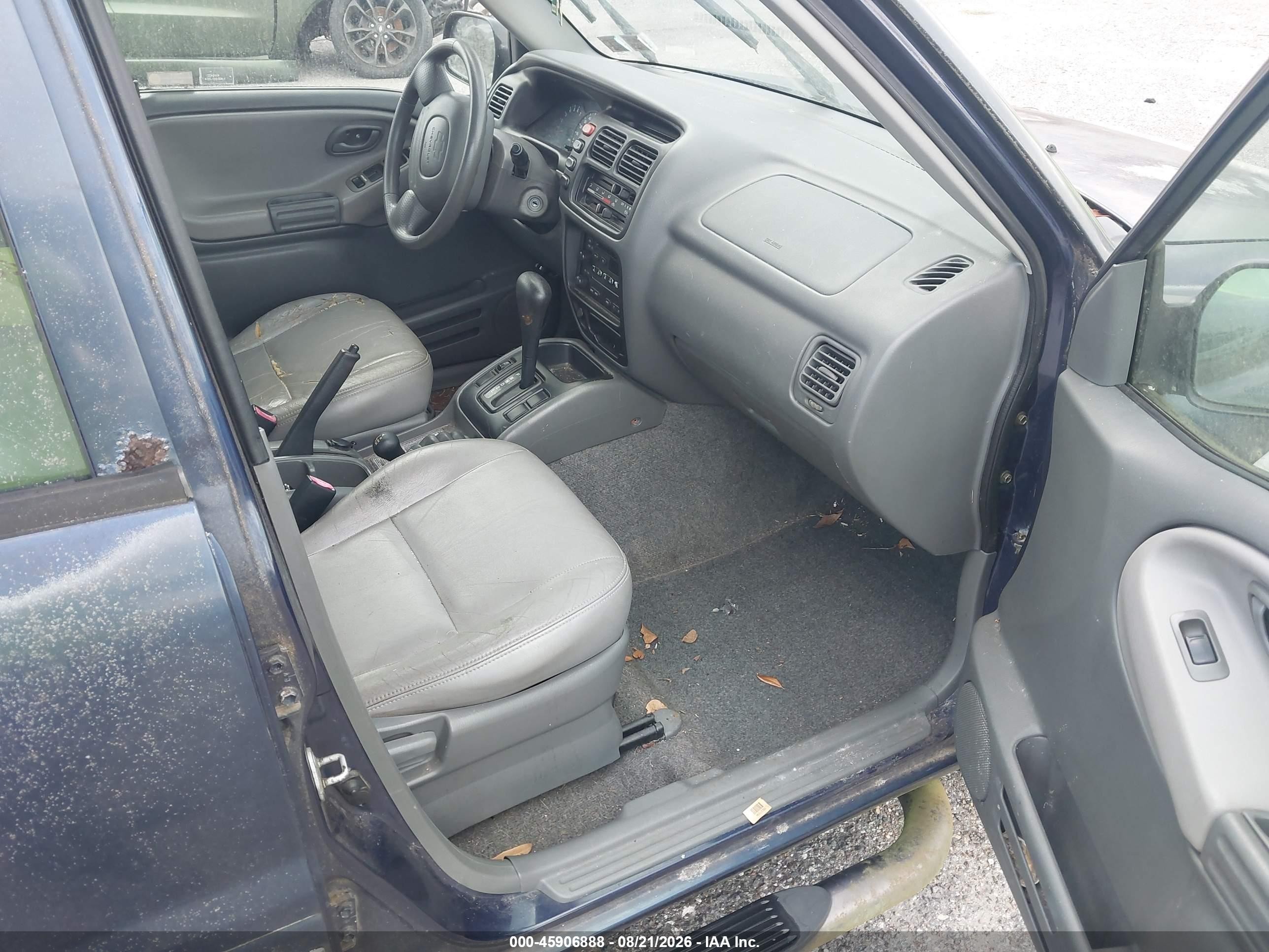 2001 Chevrolet Tracker Hard Top Zr2 Blue vin: 2CNBJ734X16954756