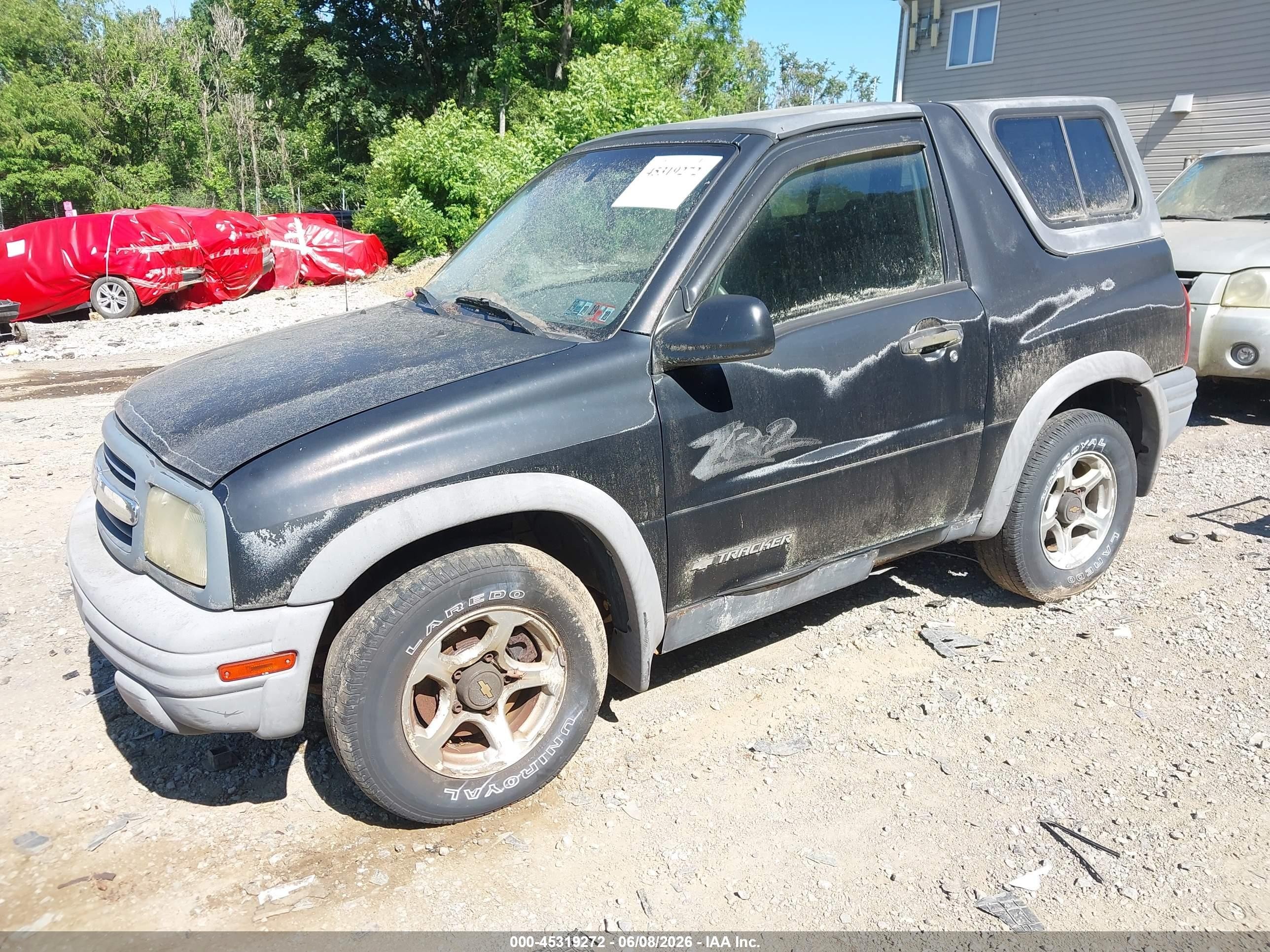 2002 Chevrolet Tracker Zr2 Black vin: 2CNBJ78C826925774