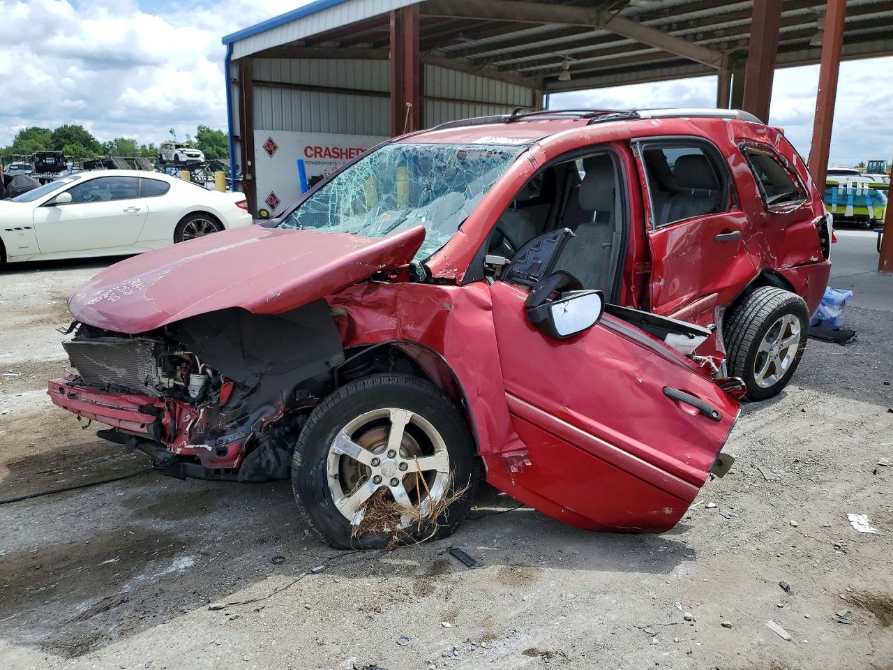 2005 Chevrolet Equinox Ls Red vin: 2CNDL13F056114430
