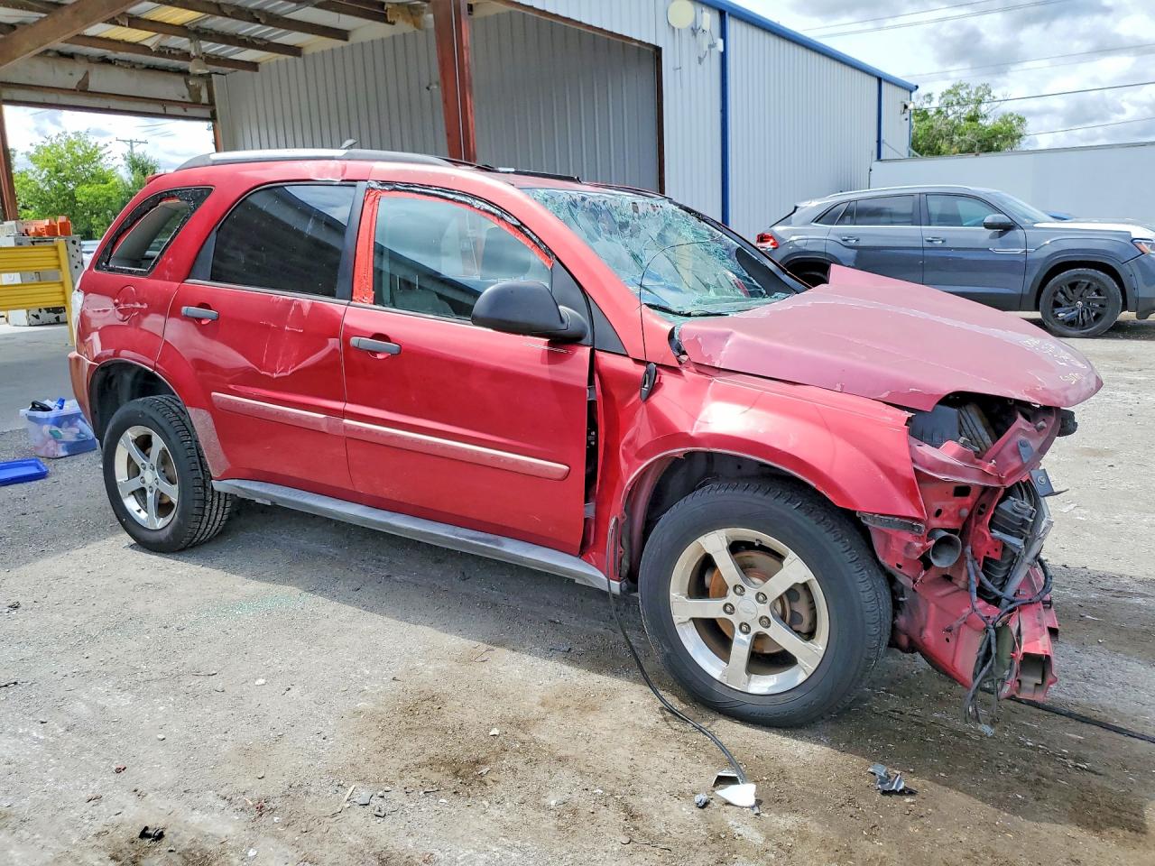 2005 Chevrolet Equinox Ls Red vin: 2CNDL13F056114430