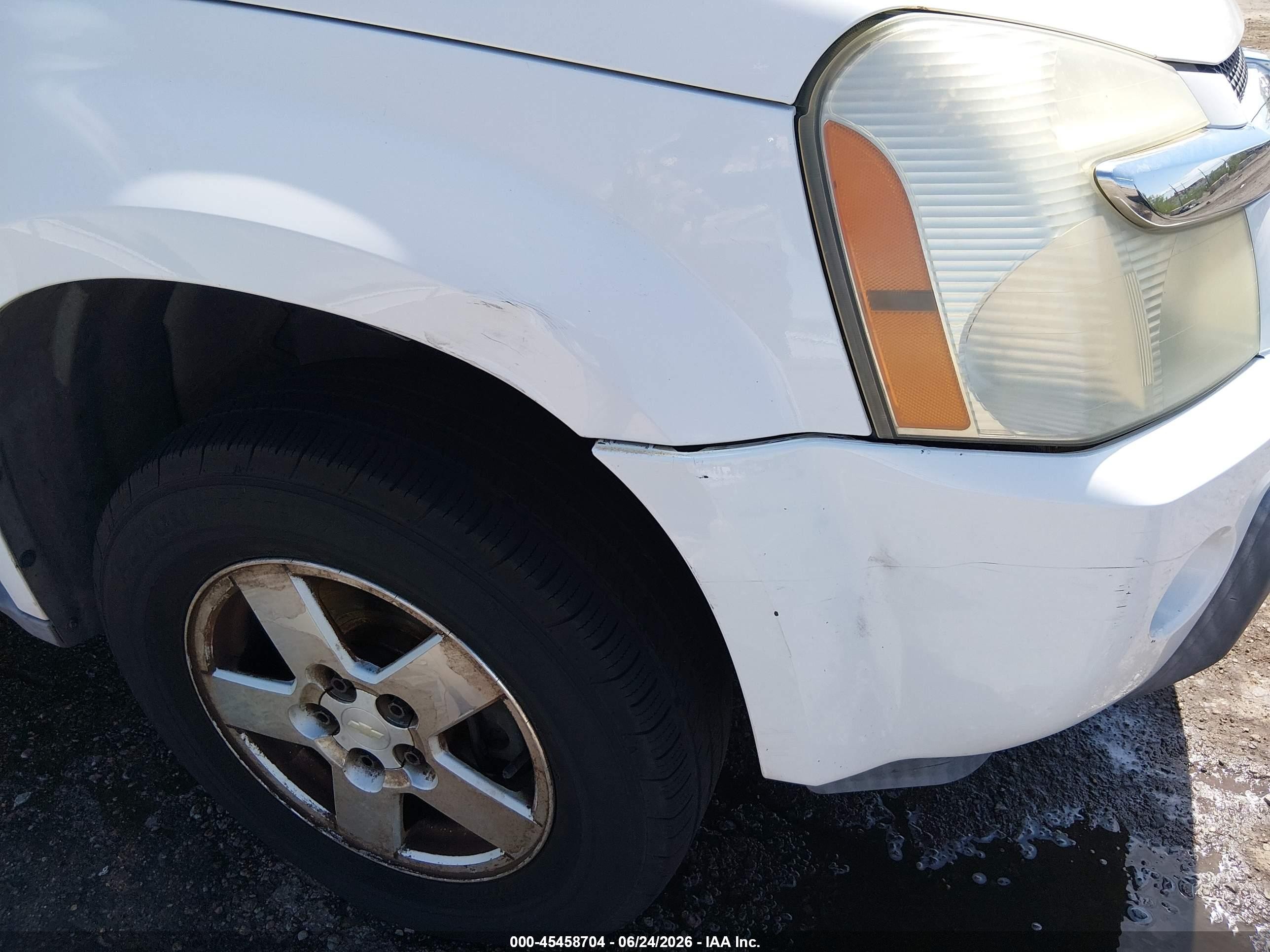 2005 Chevrolet Equinox Ls White vin: 2CNDL13F056180783