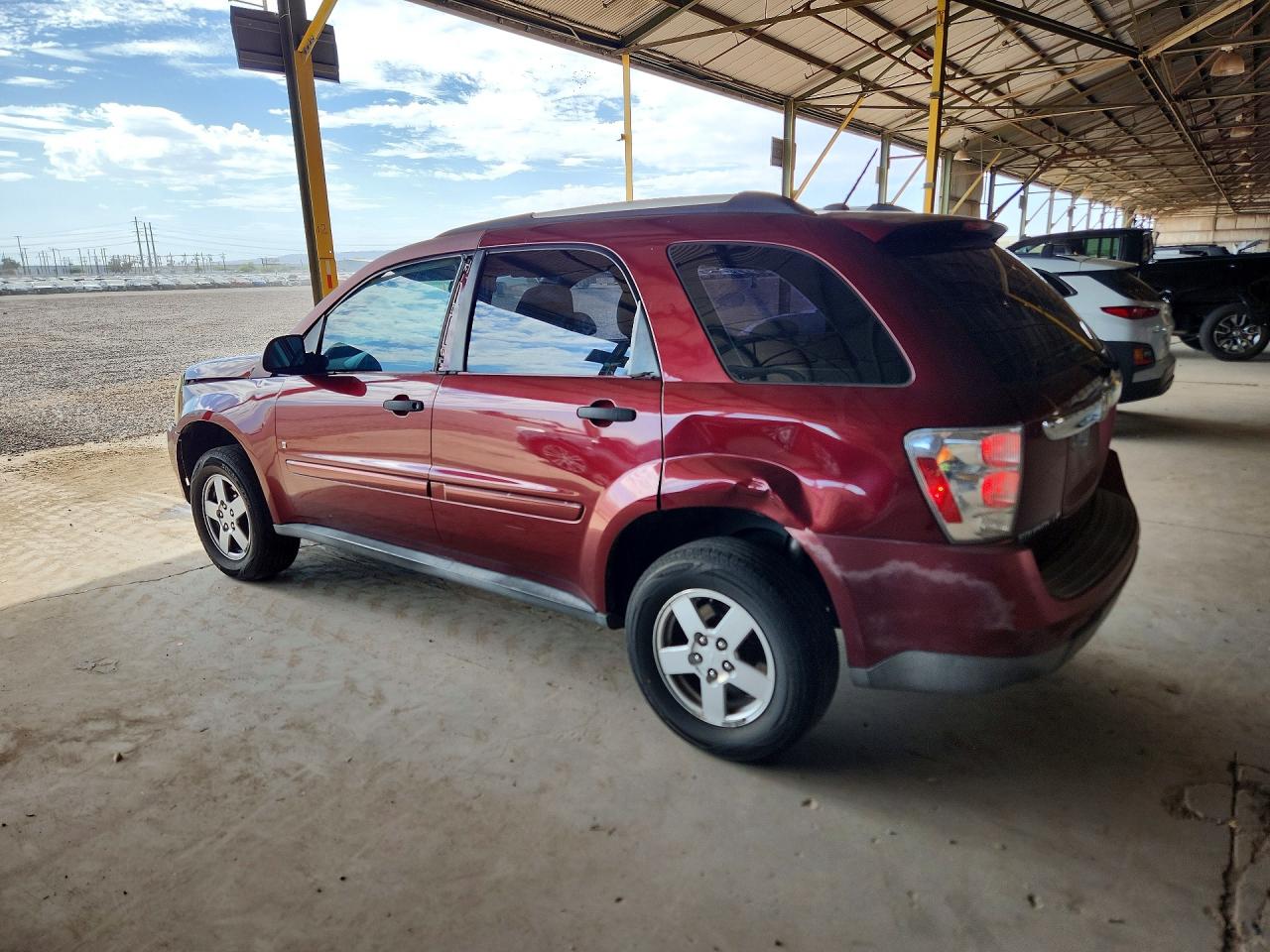 2007 Chevrolet Equinox Ls Burgundy vin: 2CNDL13F076014850