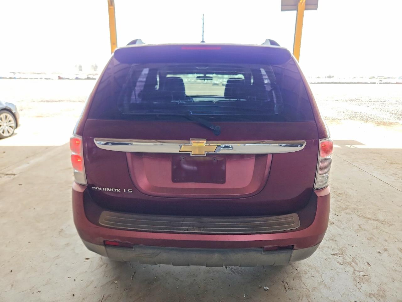 2007 Chevrolet Equinox Ls Burgundy vin: 2CNDL13F076014850
