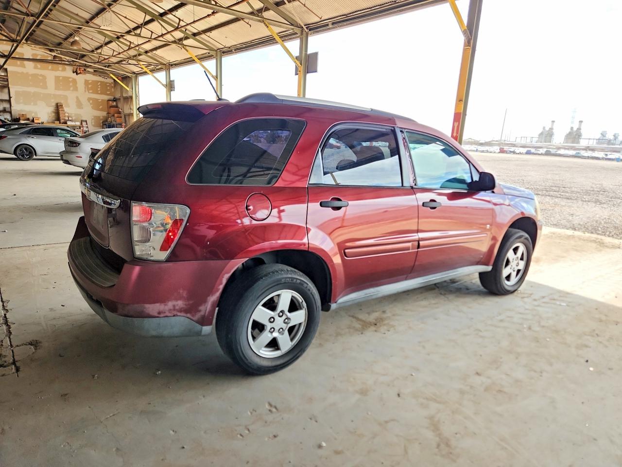2007 Chevrolet Equinox Ls Burgundy vin: 2CNDL13F076014850