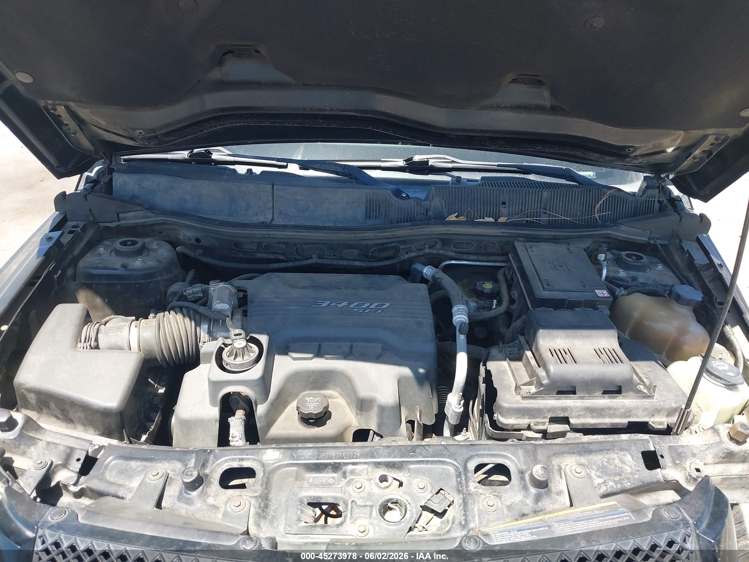 2007 Chevrolet Equinox Ls Black vin: 2CNDL13F076055592