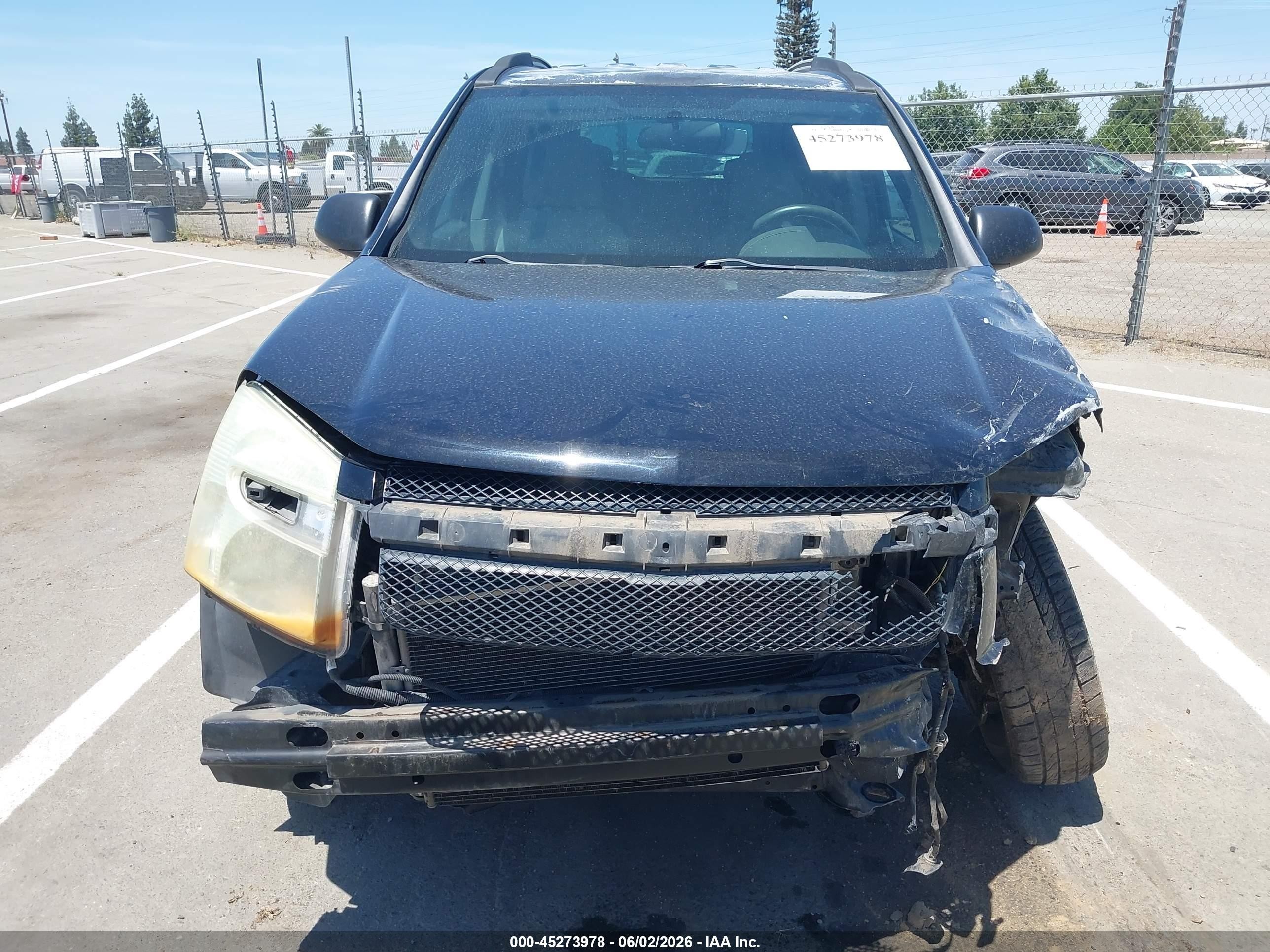 2007 Chevrolet Equinox Ls Black vin: 2CNDL13F076055592