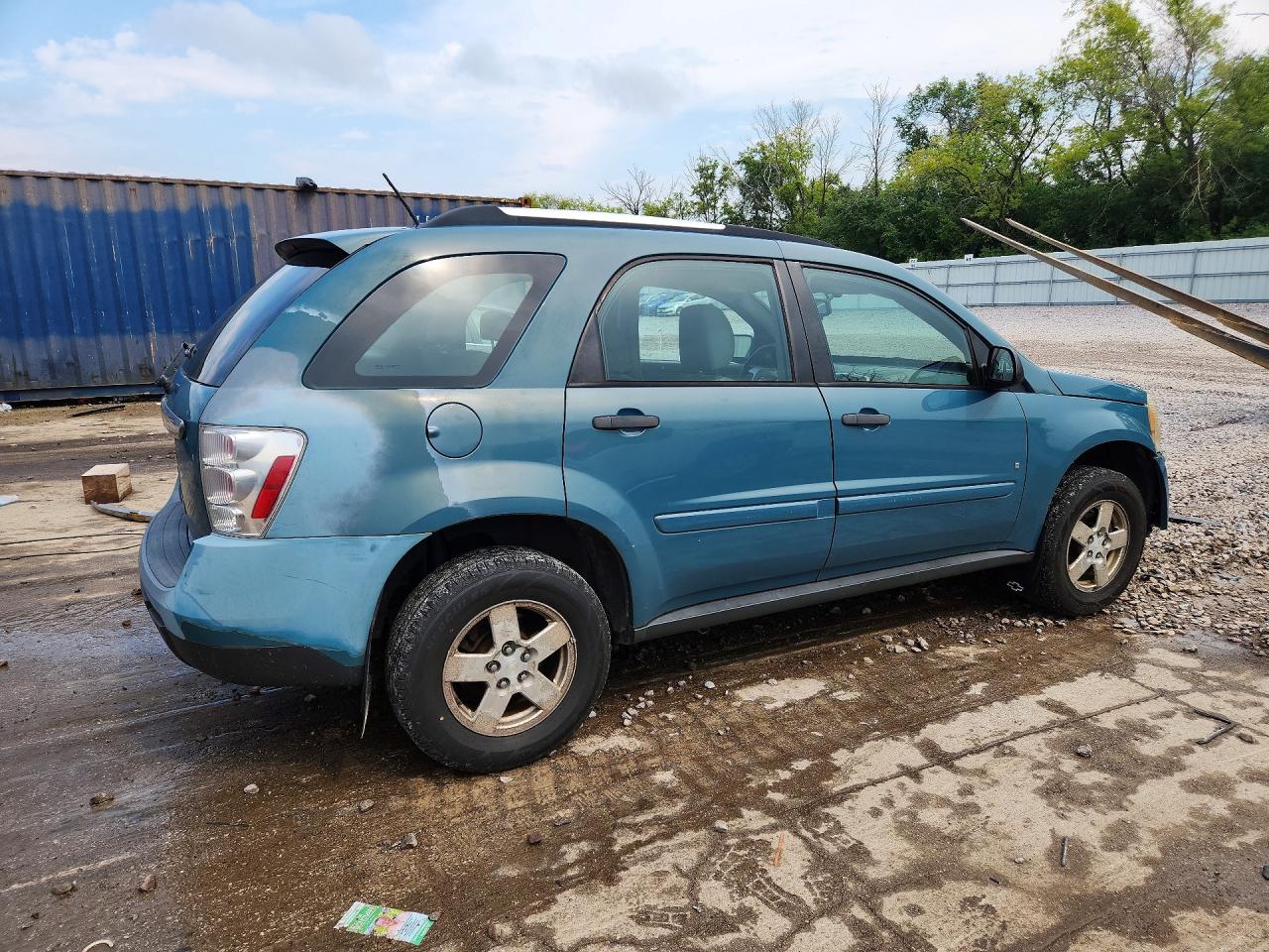 2008 Chevrolet Equinox Ls Blue vin: 2CNDL13F086026742
