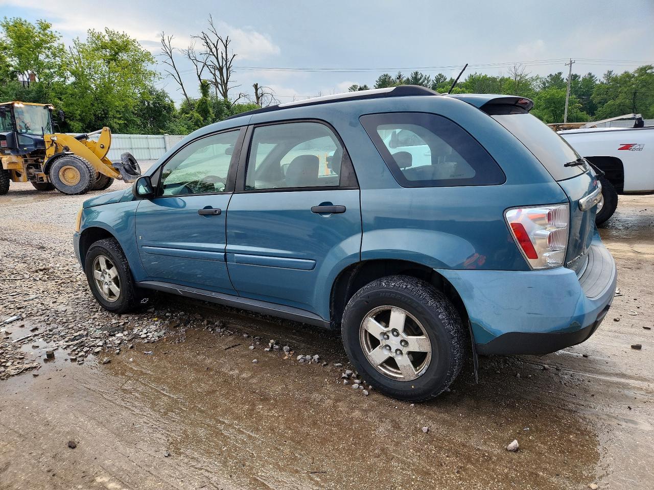 2008 Chevrolet Equinox Ls Blue vin: 2CNDL13F086026742