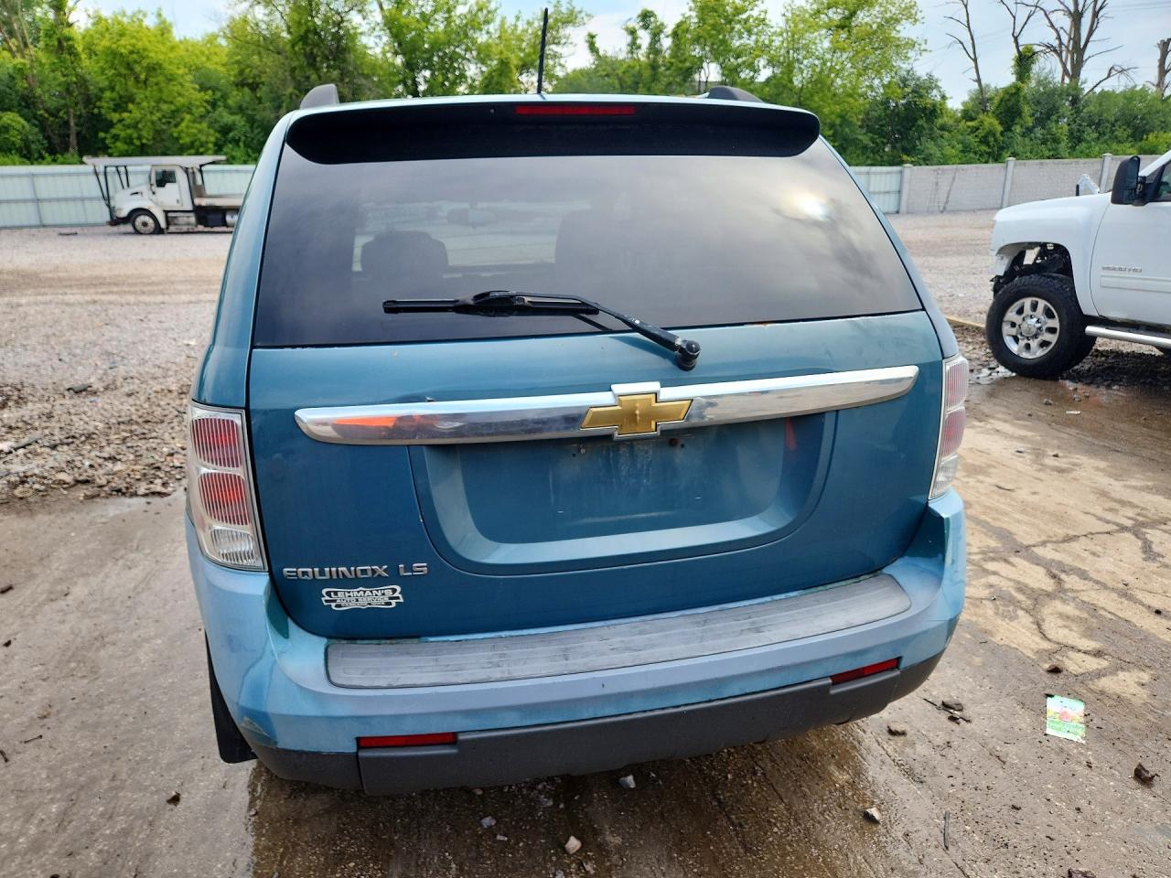 2008 Chevrolet Equinox Ls Blue vin: 2CNDL13F086026742