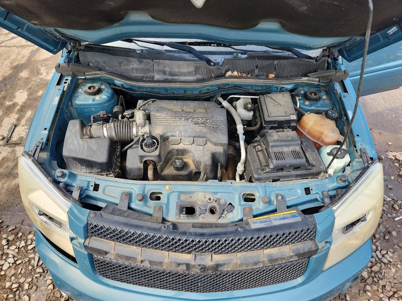 2008 Chevrolet Equinox Ls Blue vin: 2CNDL13F086026742