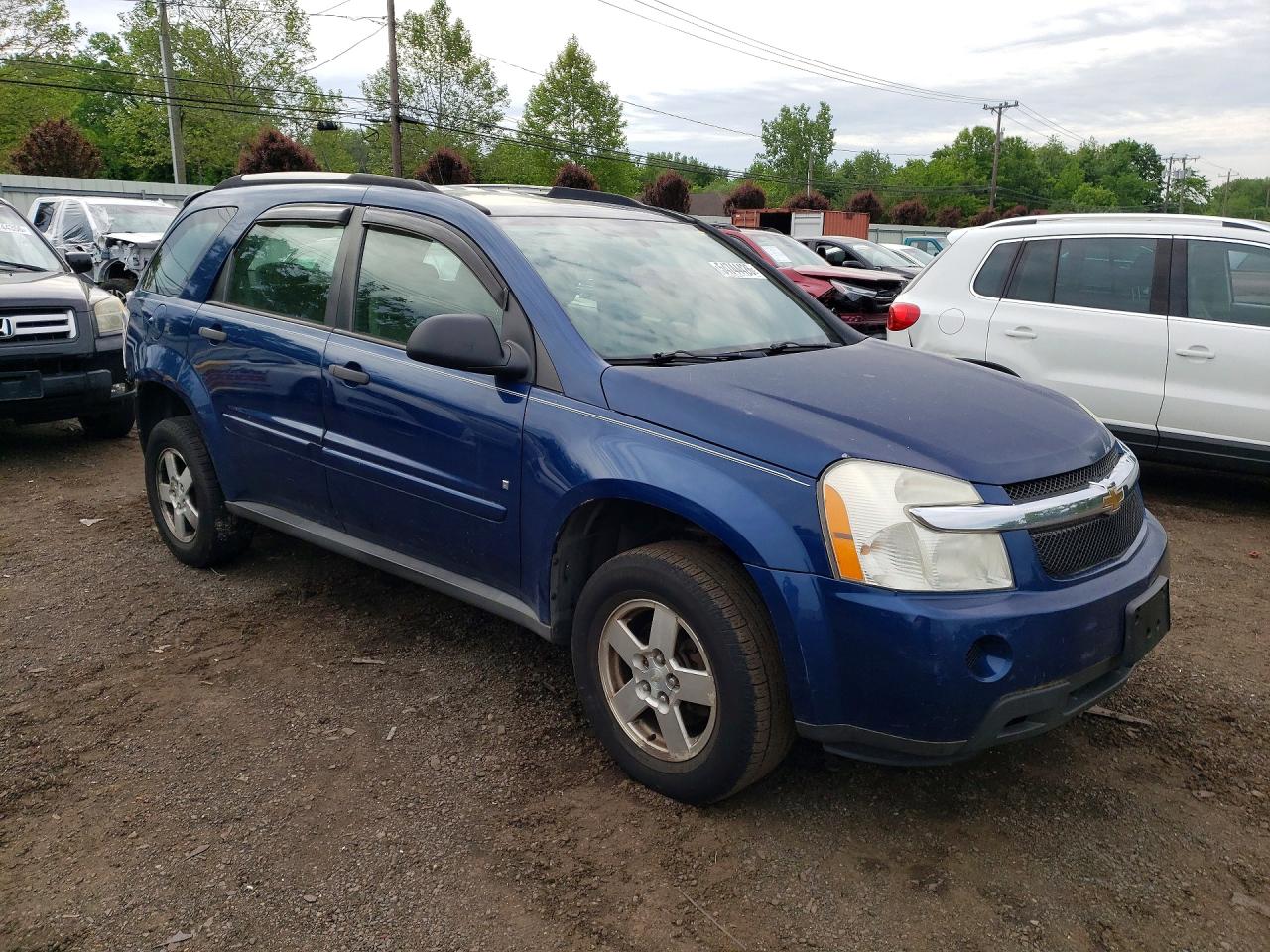 2009 Chevrolet Equinox Ls Blue vin: 2CNDL13F096220432