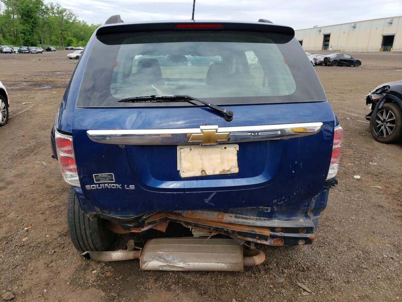 2009 Chevrolet Equinox Ls Blue vin: 2CNDL13F096220432