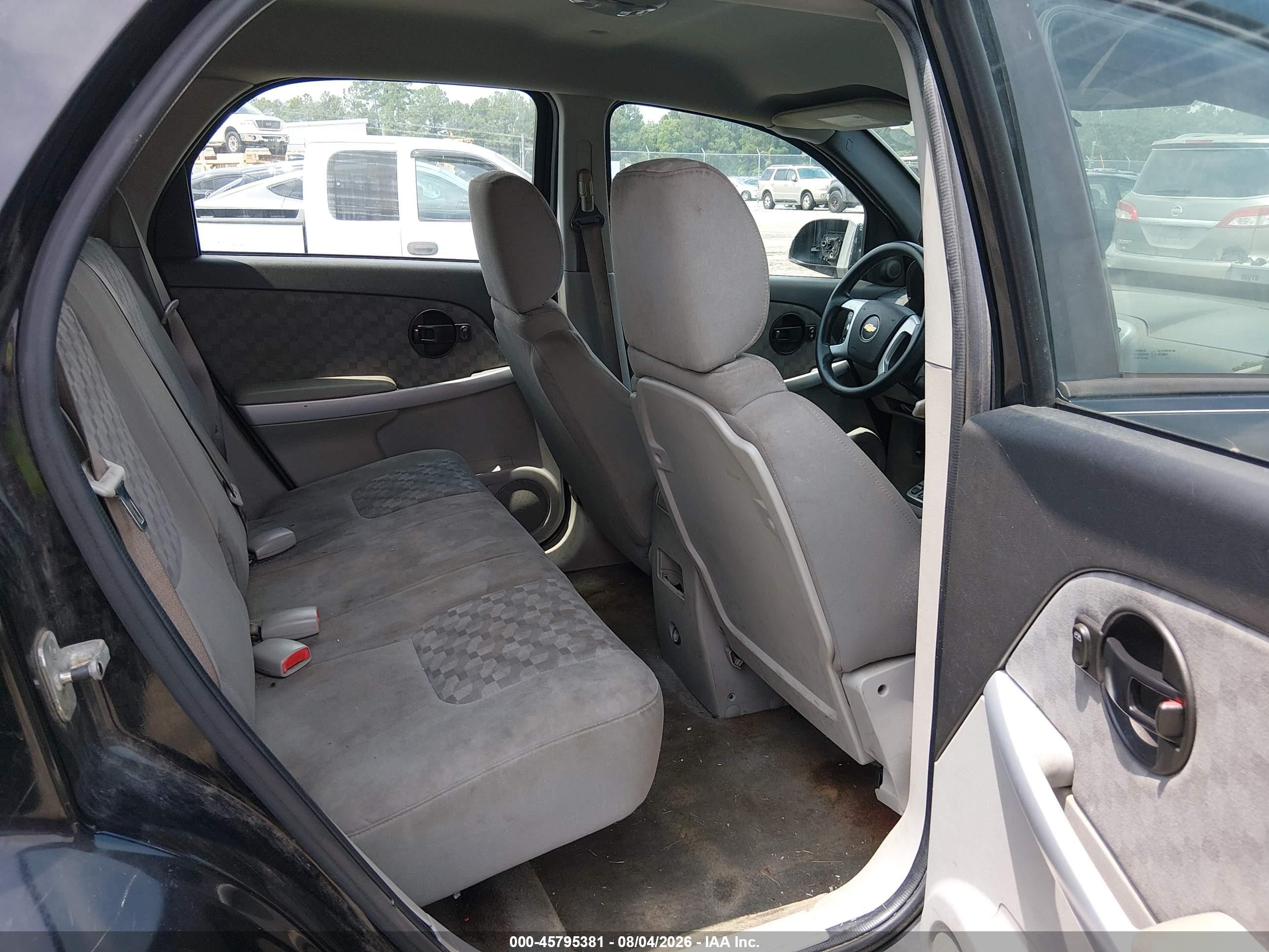 2007 Chevrolet Equinox Ls Black vin: 2CNDL13F176068142