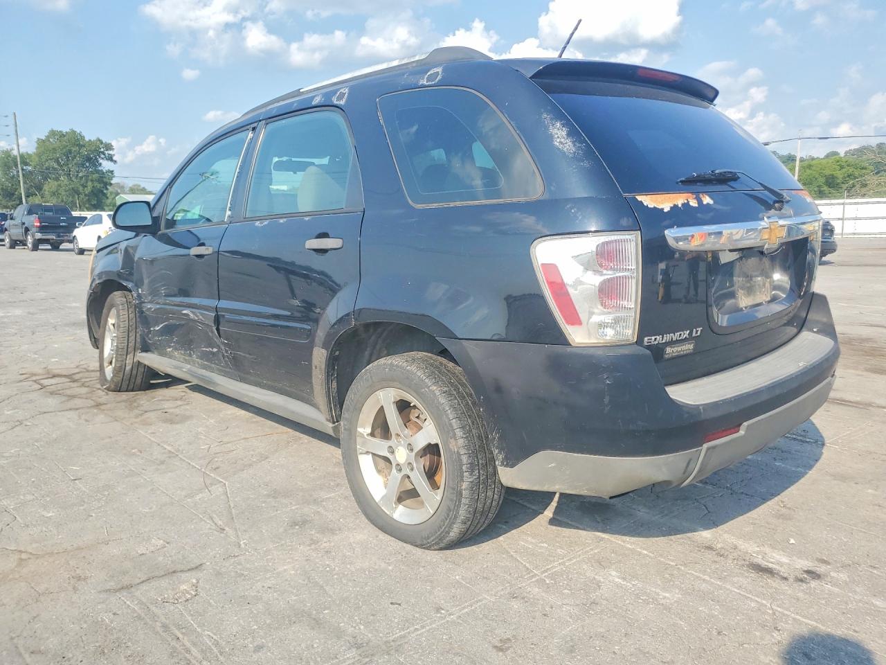 2007 Chevrolet Equinox Ls Black vin: 2CNDL13F176068156