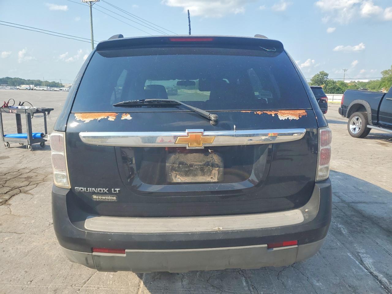 2007 Chevrolet Equinox Ls Black vin: 2CNDL13F176068156