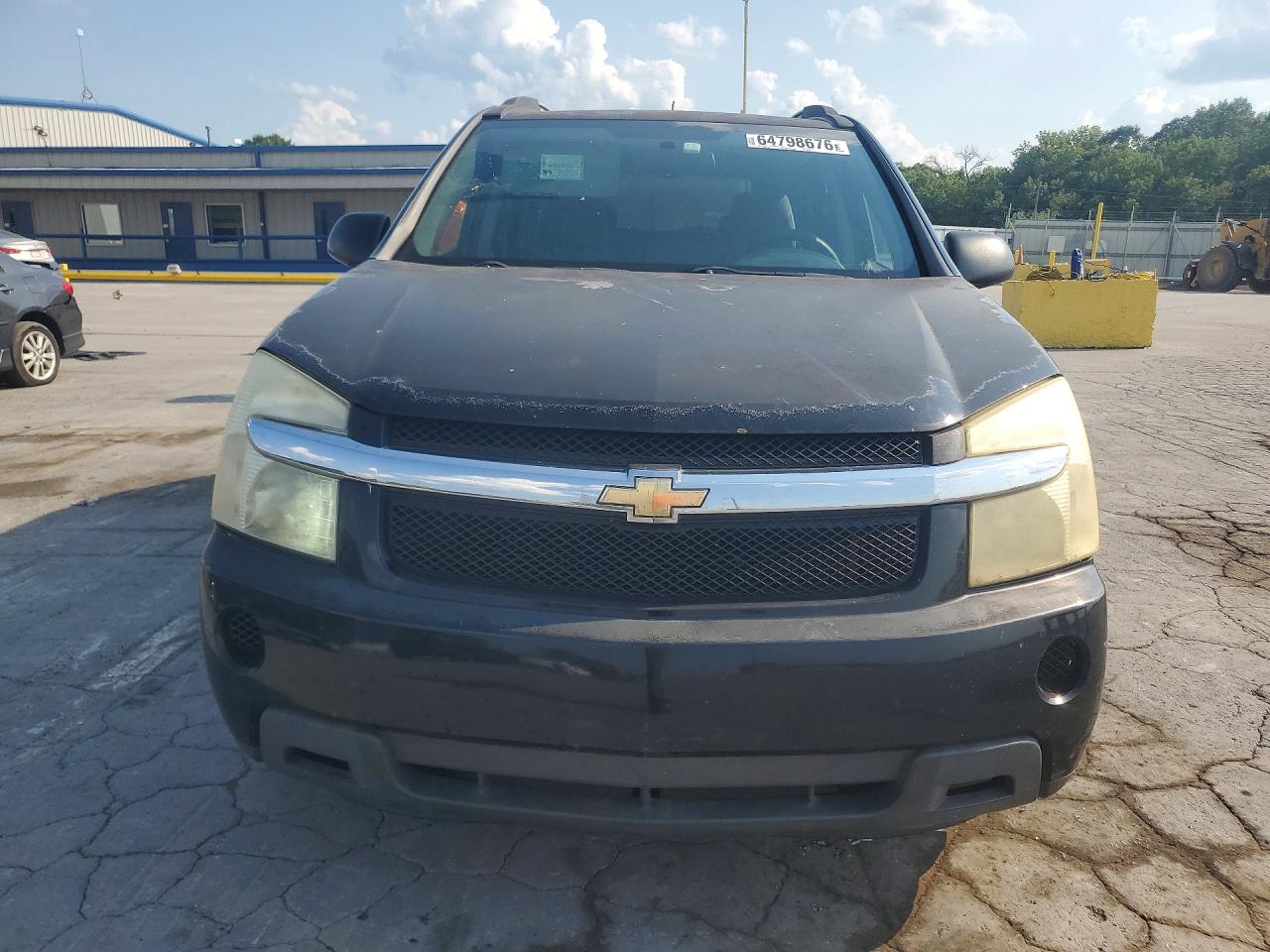 2007 Chevrolet Equinox Ls Black vin: 2CNDL13F176068156