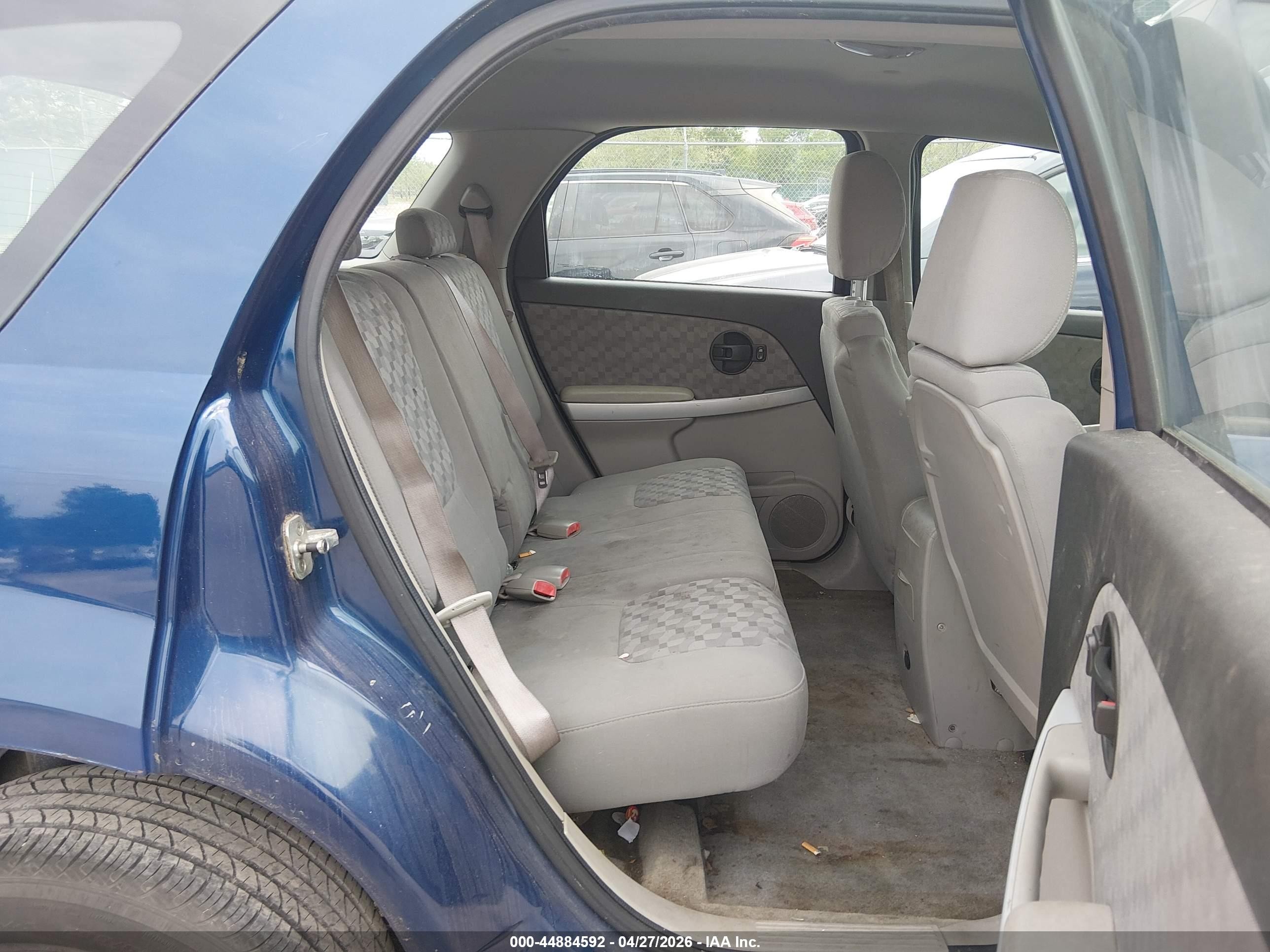 2008 Chevrolet Equinox Ls Blue vin: 2CNDL13F186012039