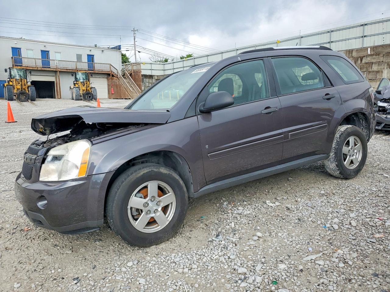 2008 Chevrolet Equinox Ls Gray vin: 2CNDL13F186339413