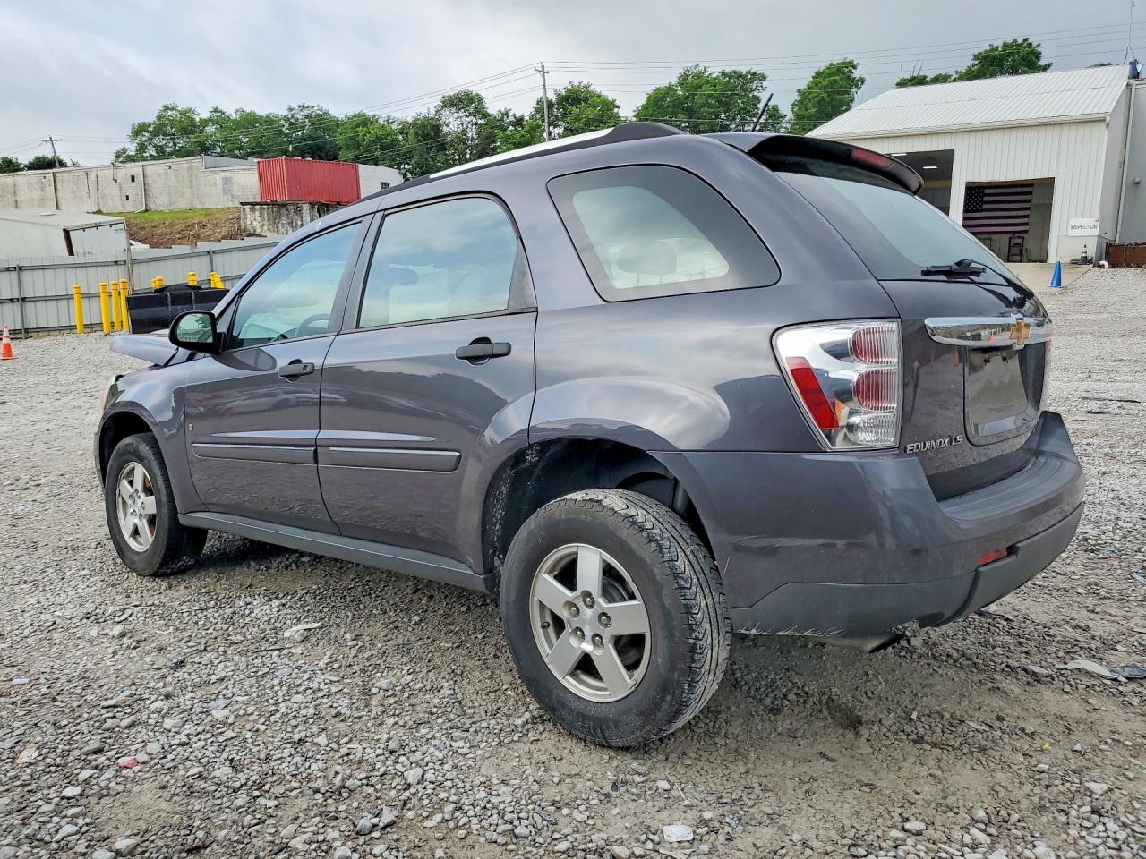 2008 Chevrolet Equinox Ls Gray vin: 2CNDL13F186339413