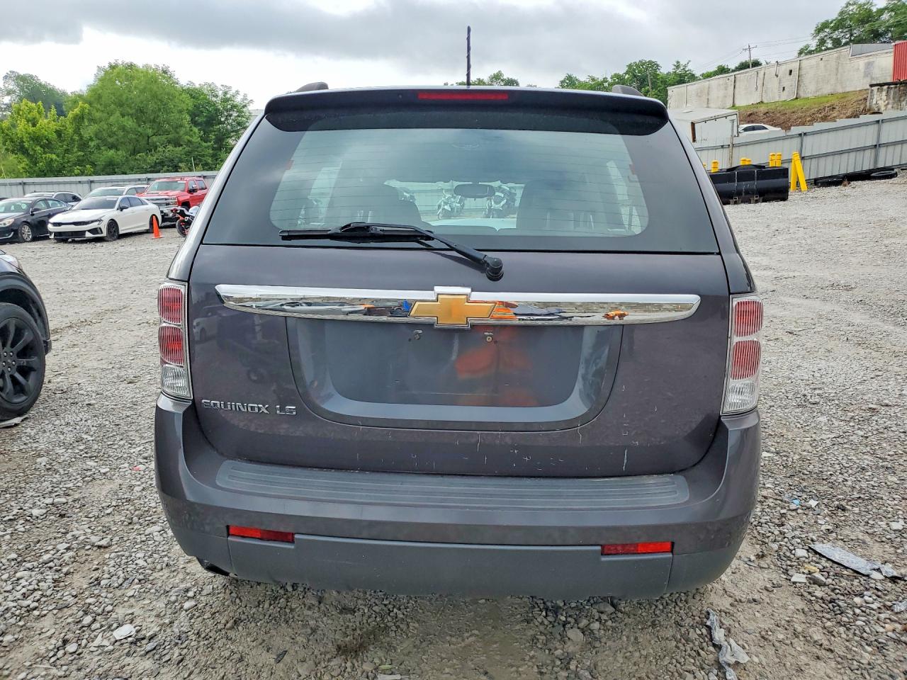 2008 Chevrolet Equinox Ls Gray vin: 2CNDL13F186339413