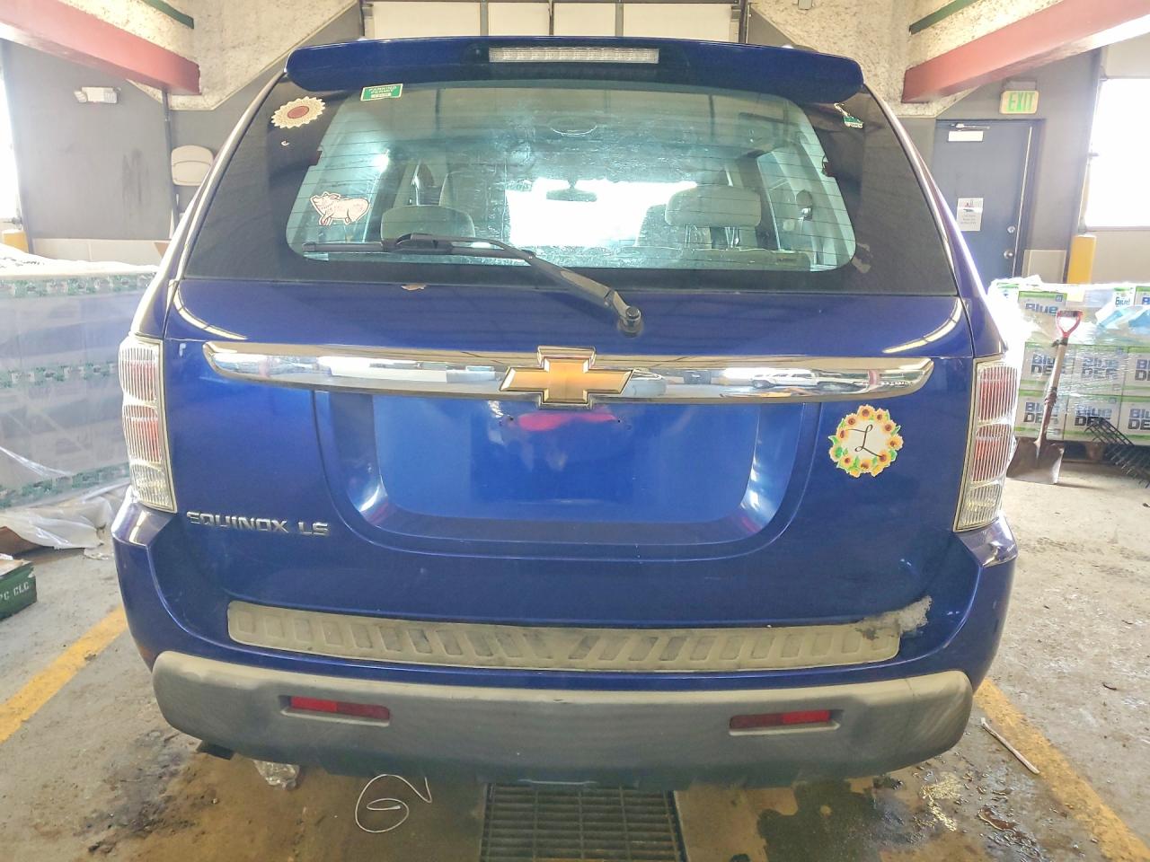 2006 Chevrolet Equinox Ls Blue vin: 2CNDL13F266186330
