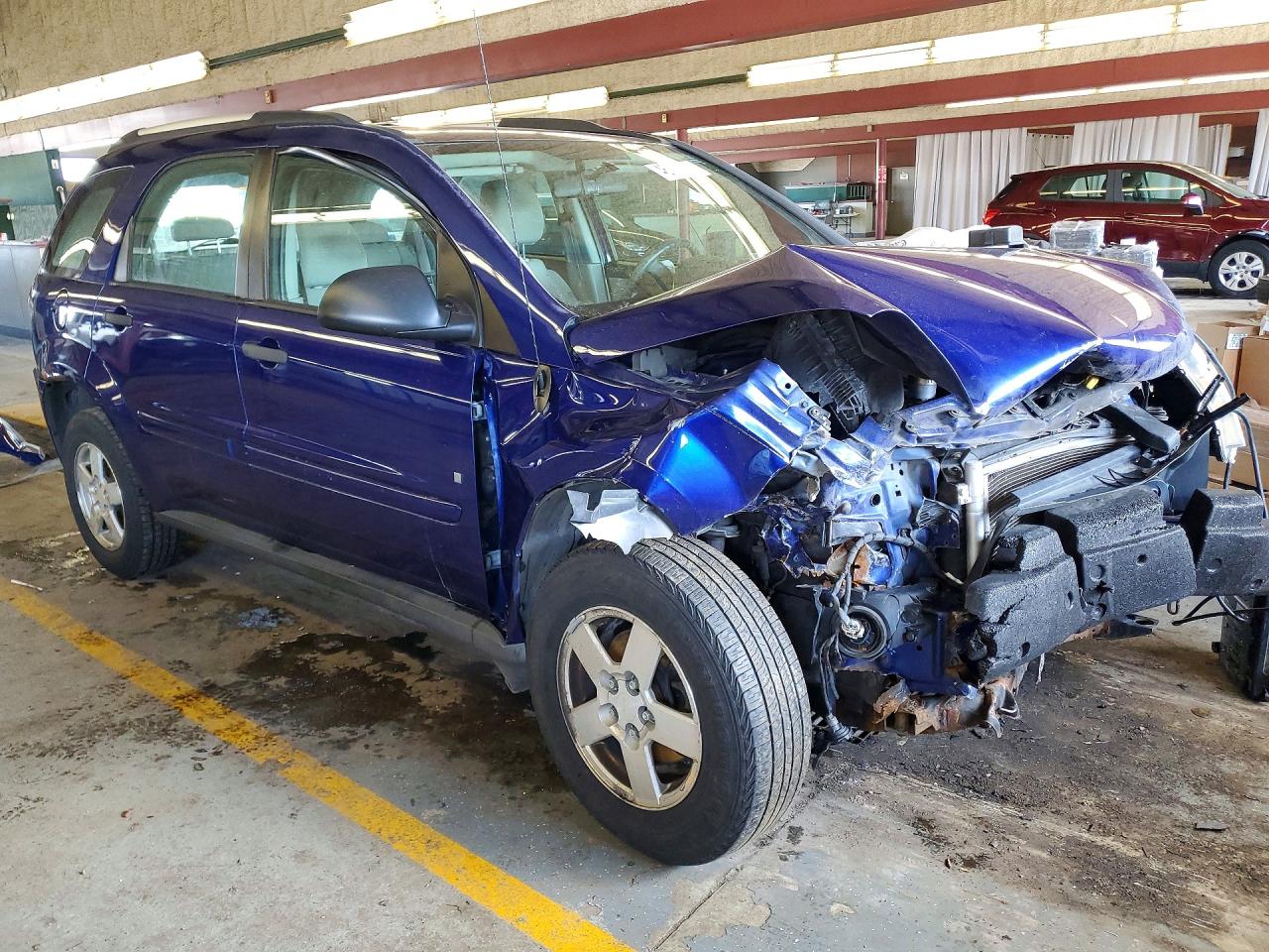 2006 Chevrolet Equinox Ls Blue vin: 2CNDL13F266186330