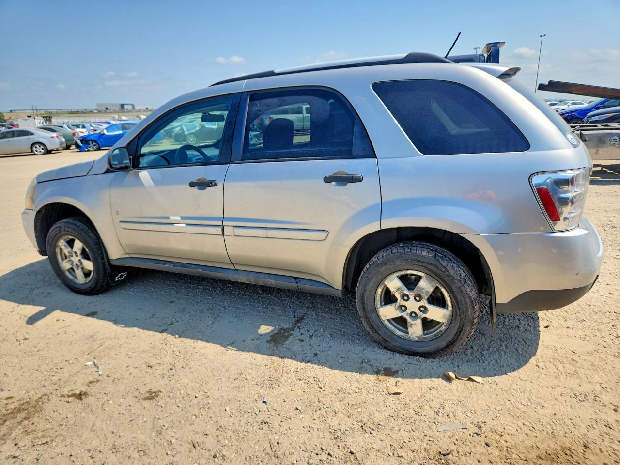 2007 Chevrolet Equinox Ls Silver vin: 2CNDL13F276109250