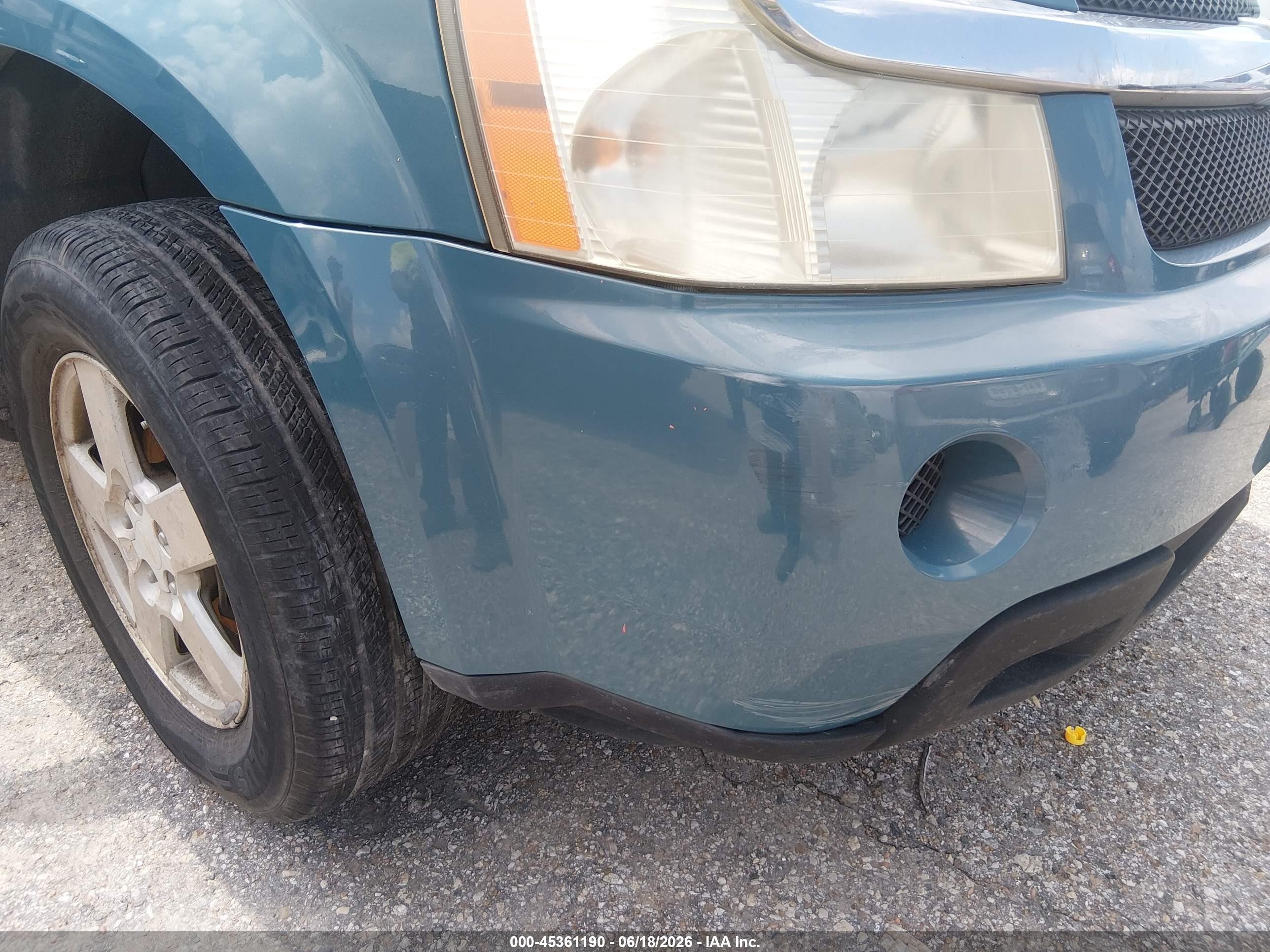 2008 Chevrolet Equinox Ls Light Blue vin: 2CNDL13F286038780