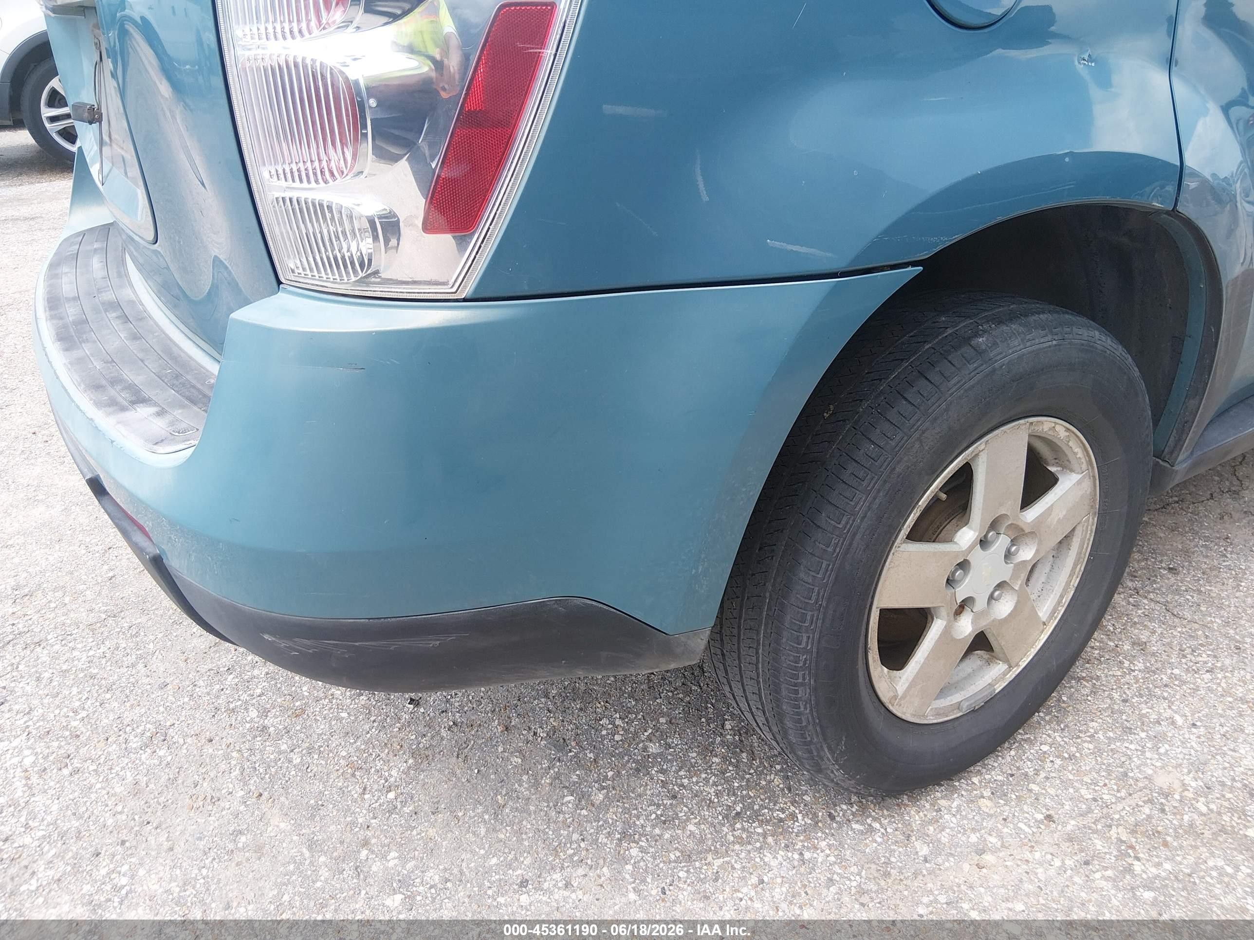 2008 Chevrolet Equinox Ls Light Blue vin: 2CNDL13F286038780