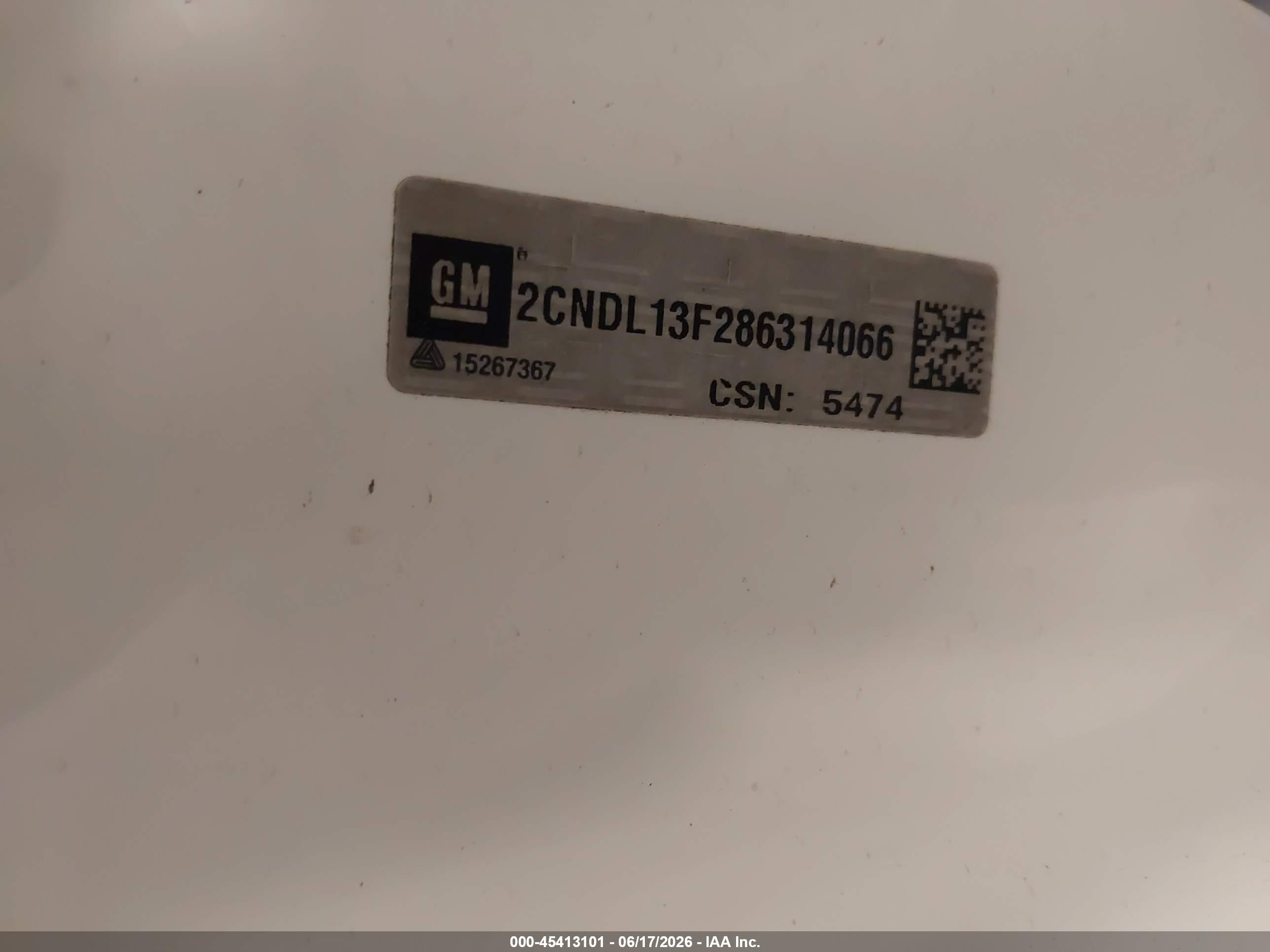 2008 Chevrolet Equinox Ls White vin: 2CNDL13F286314066