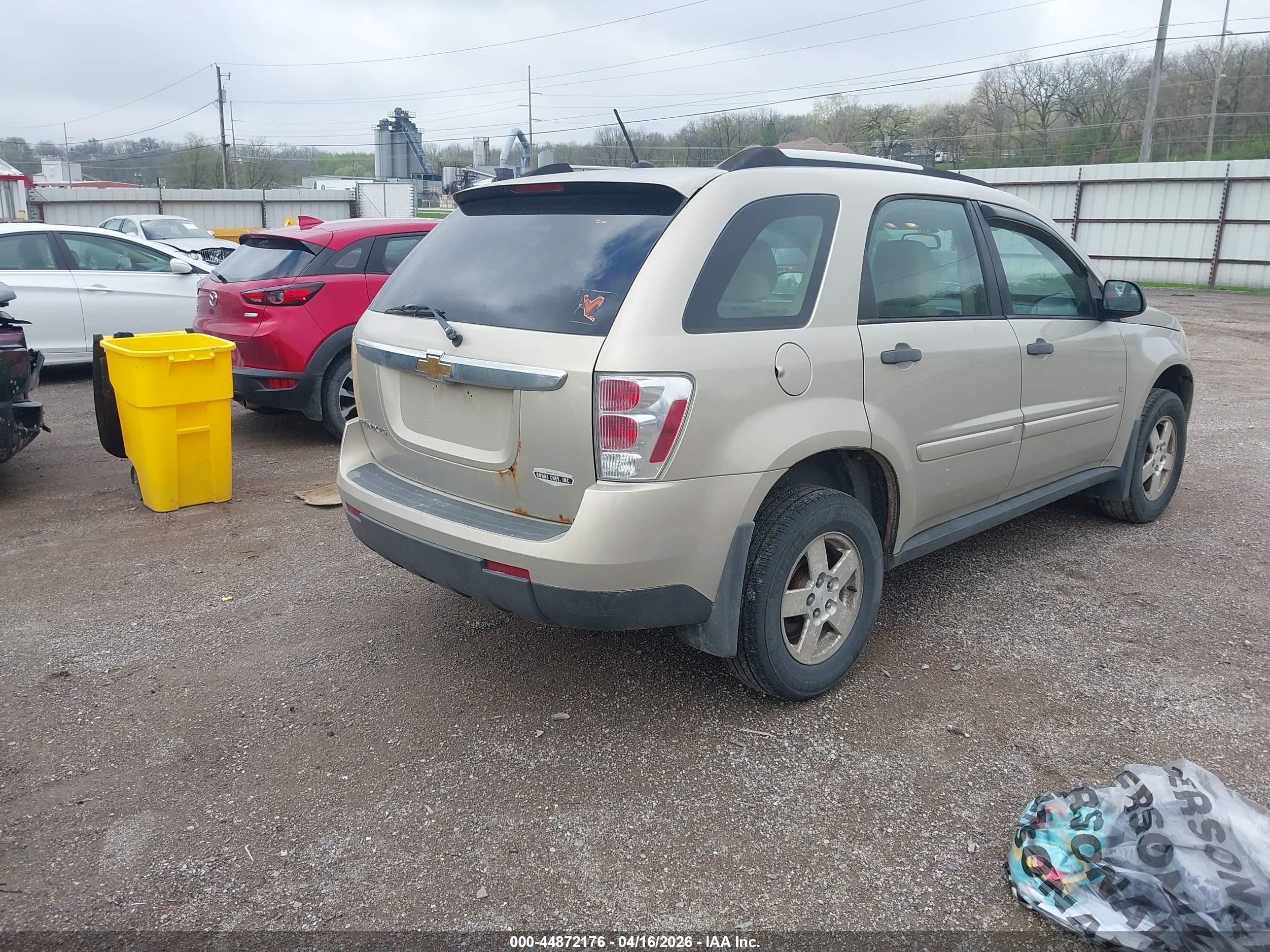 2009 Chevrolet Equinox Ls Beige vin: 2CNDL13F296226314